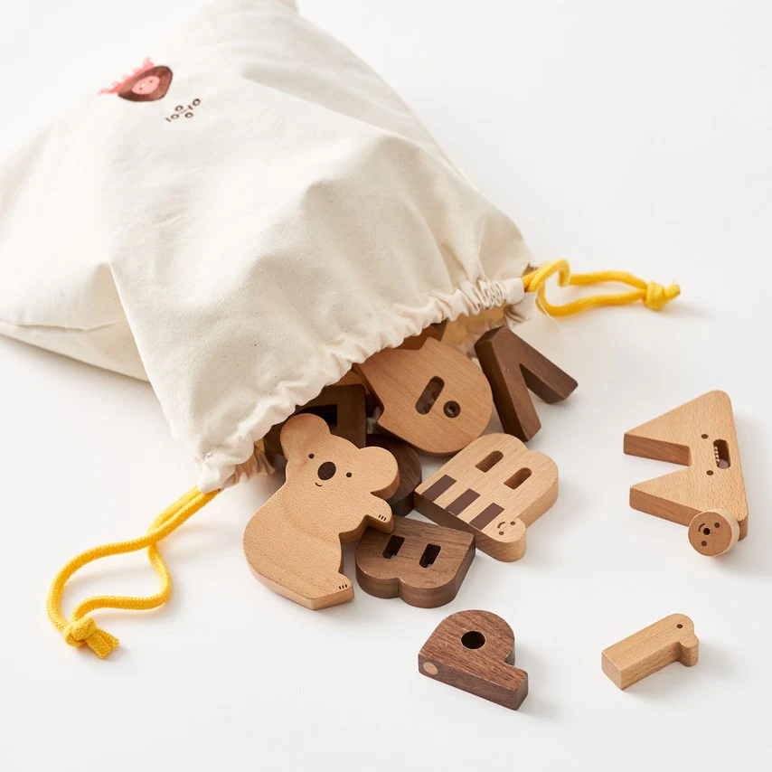 Wooden Alphabet Play Blocks - Image 9
