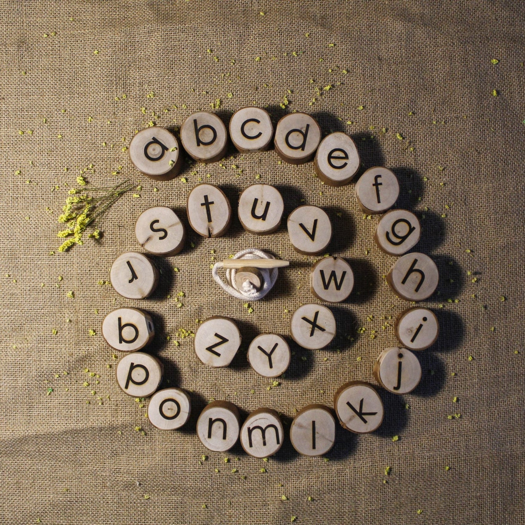 Wooden Alphabet Threading Set - Image 4