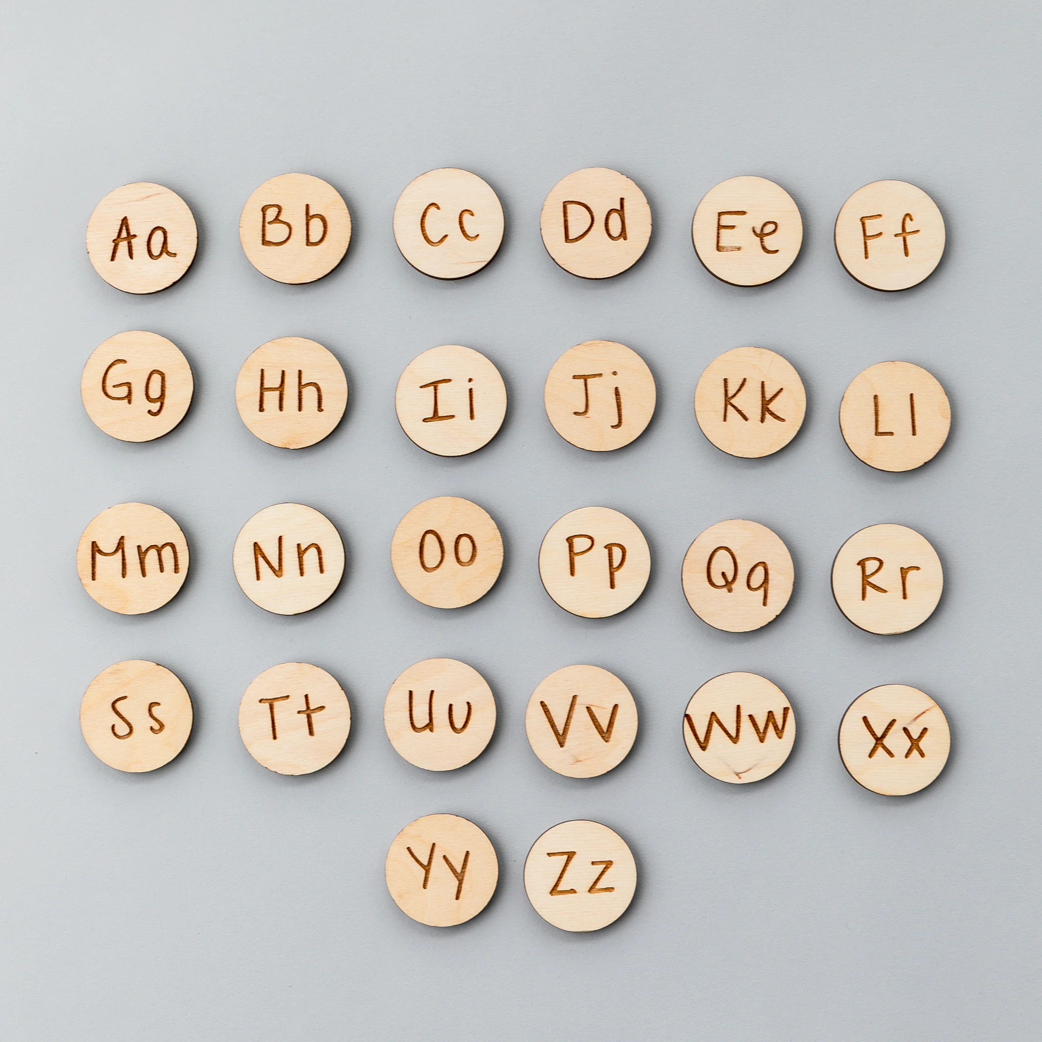 Wooden Animal Alphabet Coins - Image 2