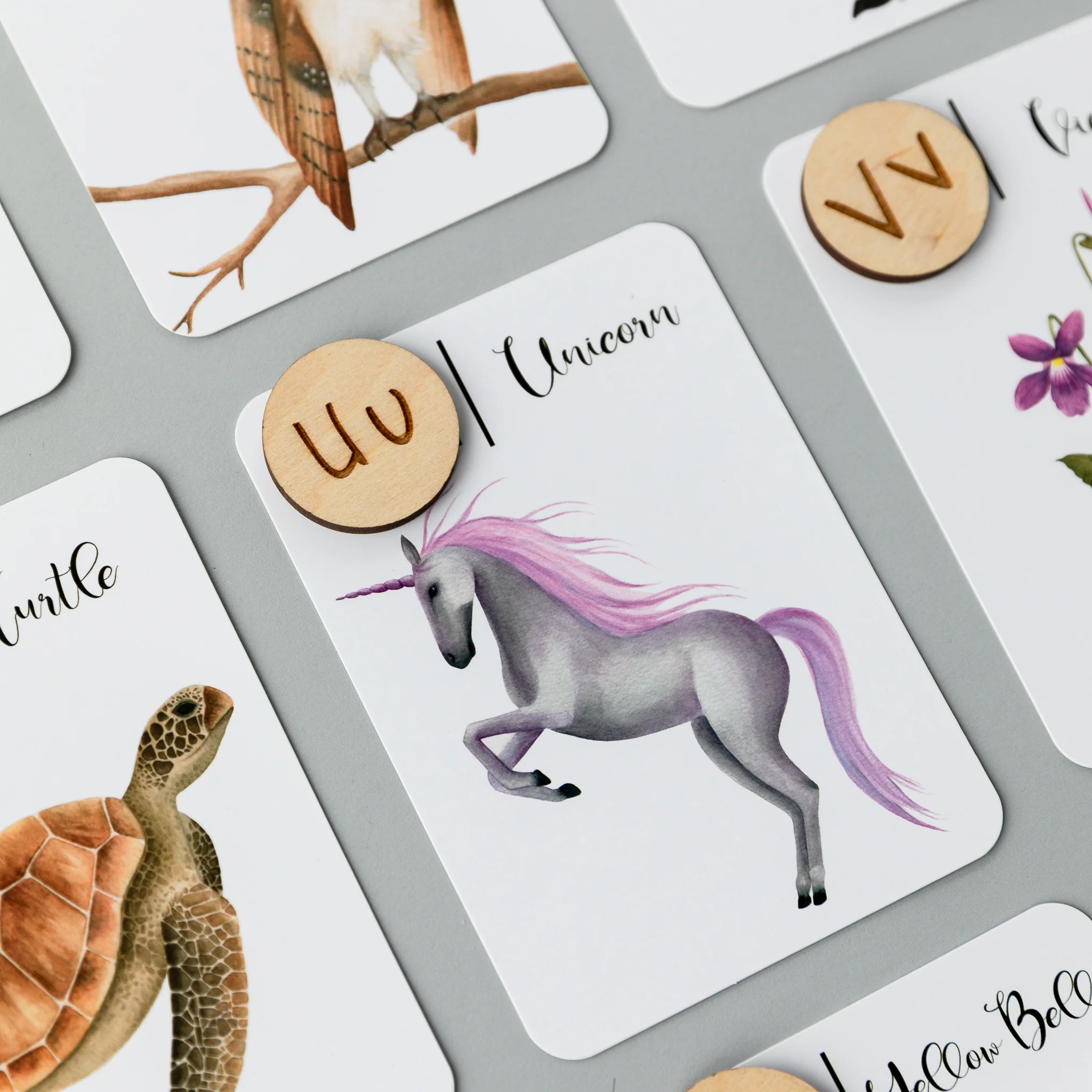 Wooden Animal Alphabet Coins - Image 8