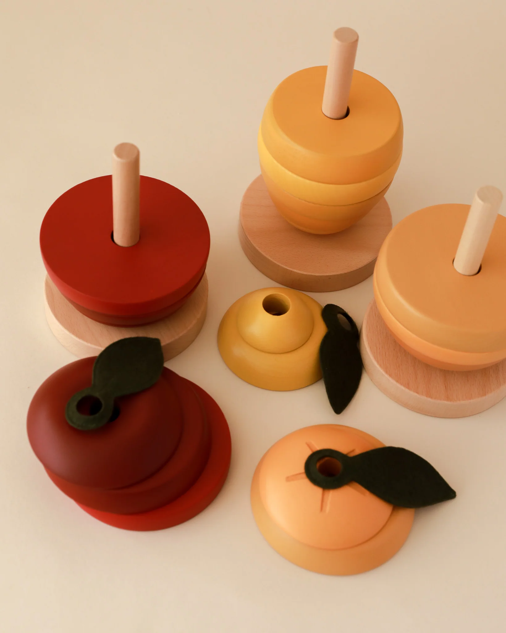 Wooden Apple Stacking Toy - Image 10