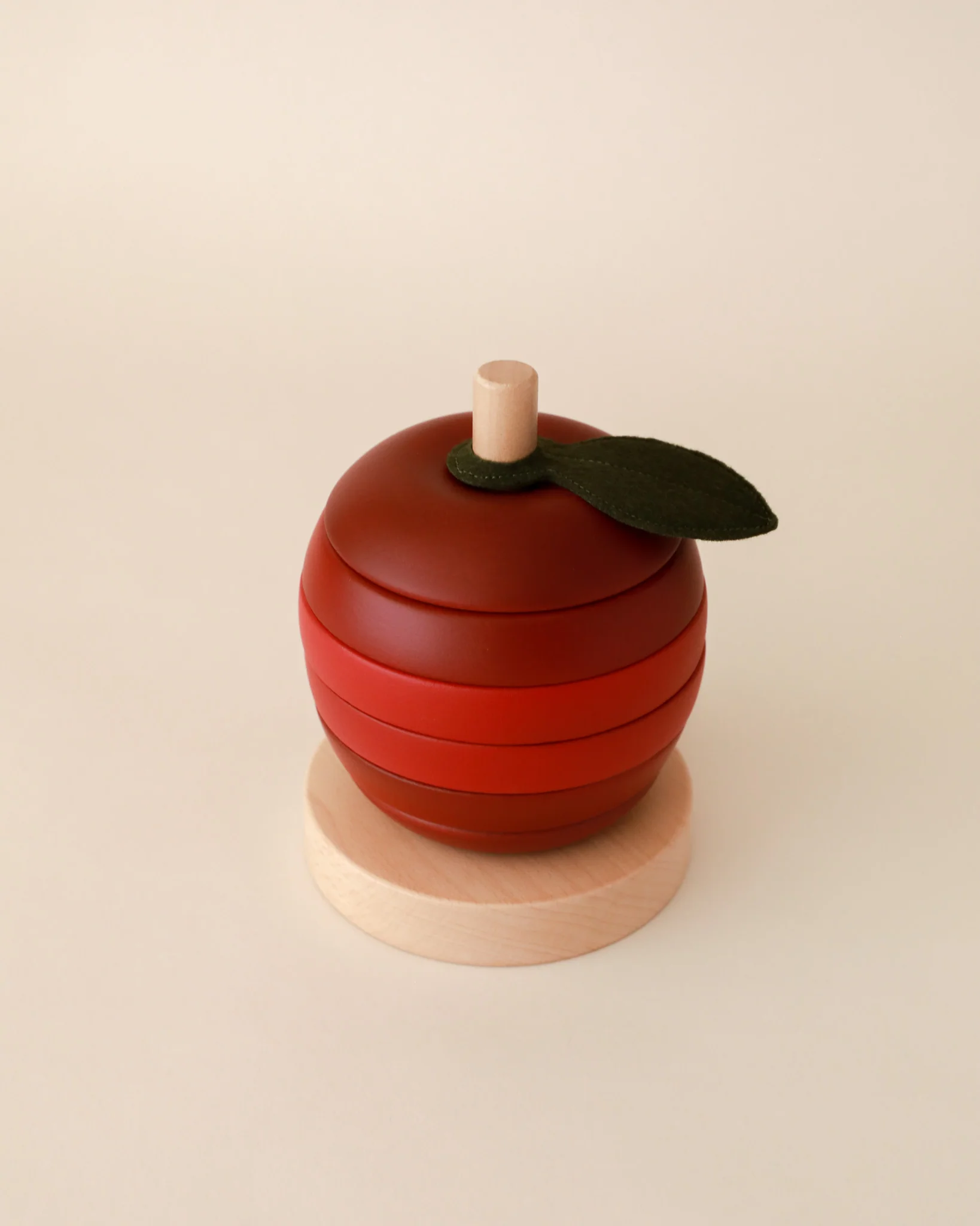 Wooden Apple Stacking Toy - Image 2