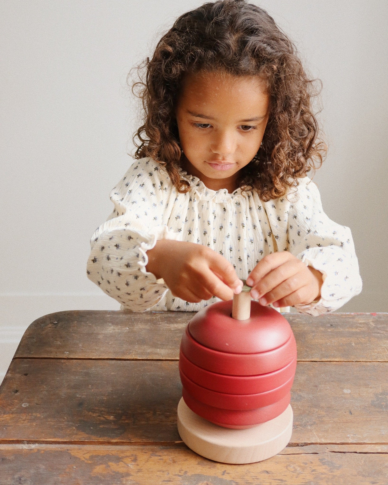 Wooden Apple Stacking Toy - Image 7