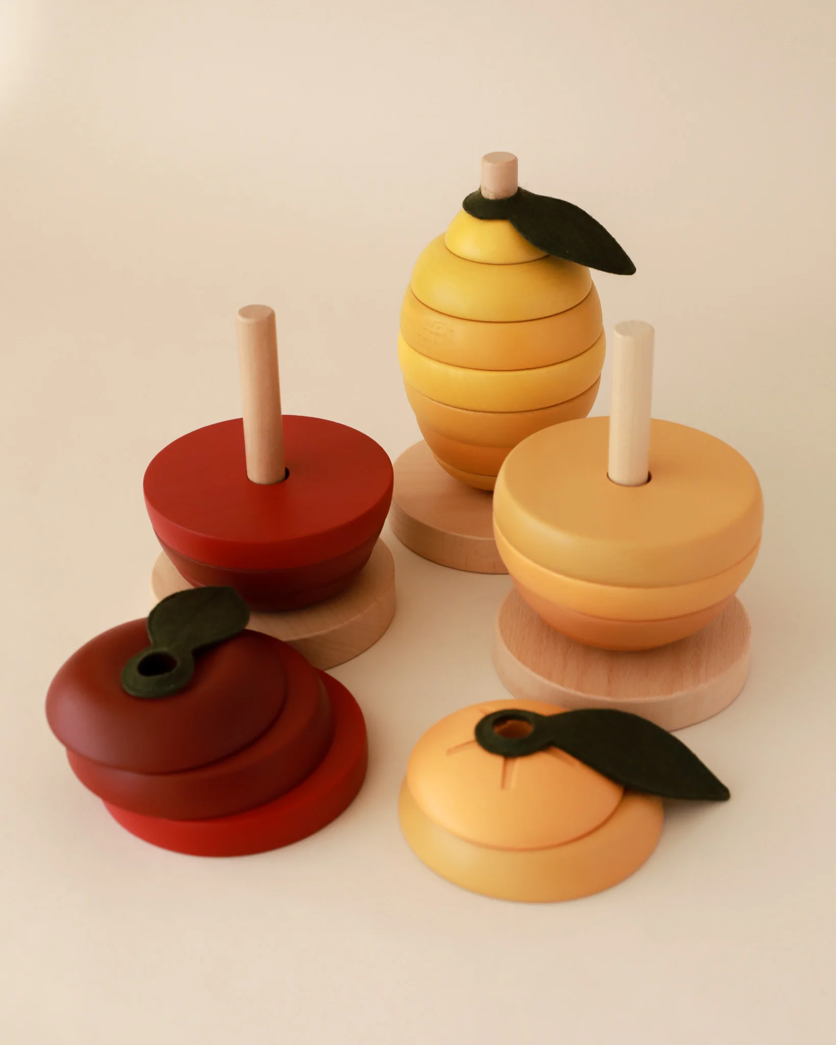 Wooden Apple Stacking Toy - Image 9