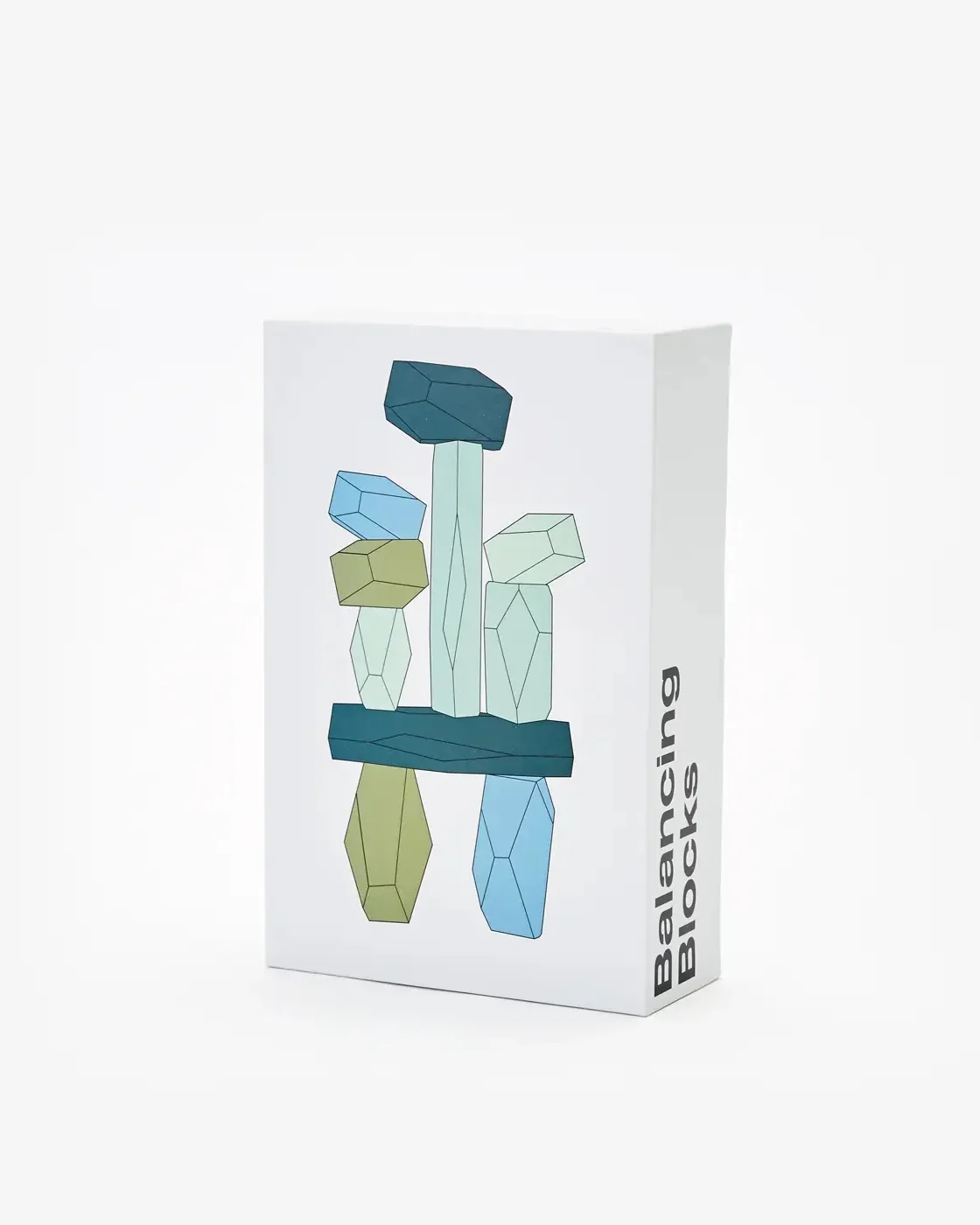 Wooden Balancing Blocks - Ocean colors - Image 3