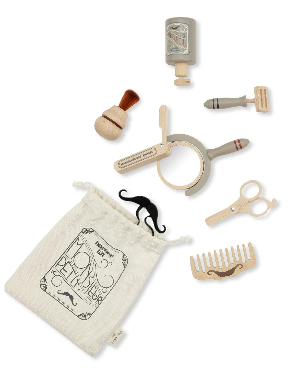Konges Sloejd | Wooden Barber Play Set - Image 2