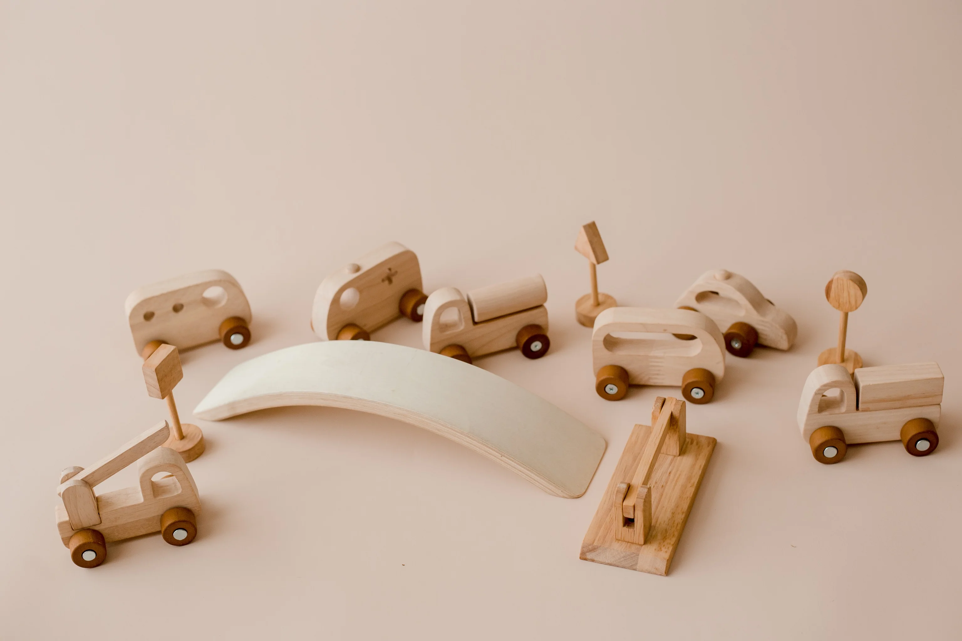 Wooden Cars Playset - Image 3