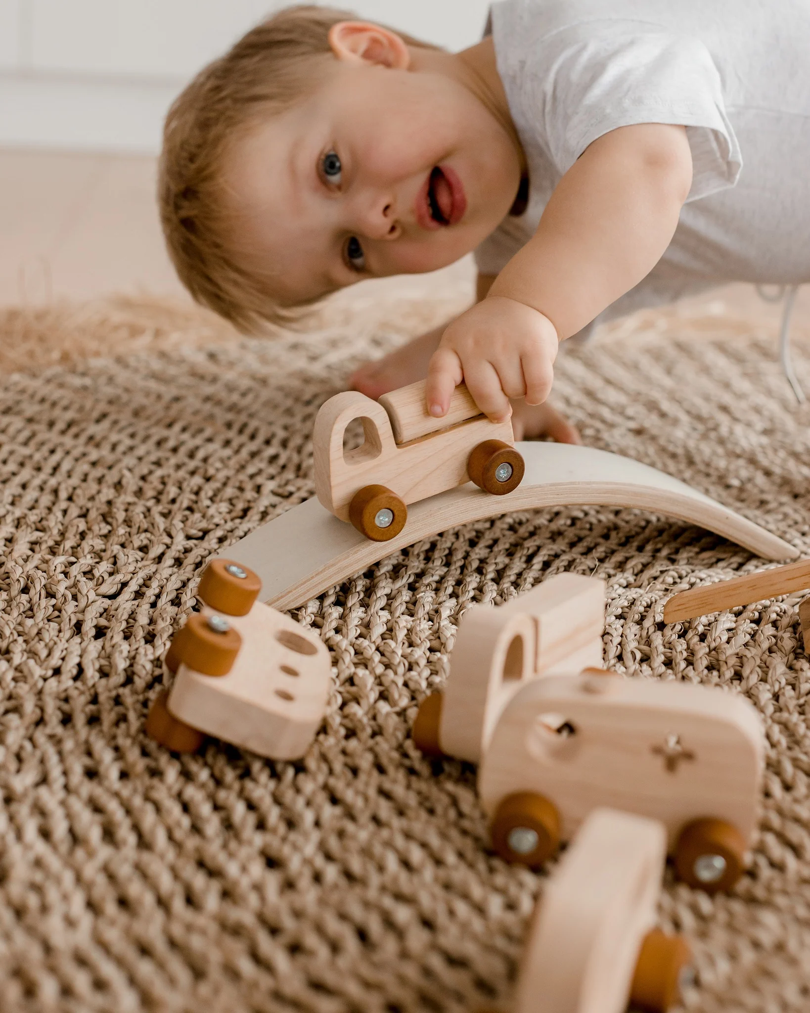Wooden Cars Playset - Image 8