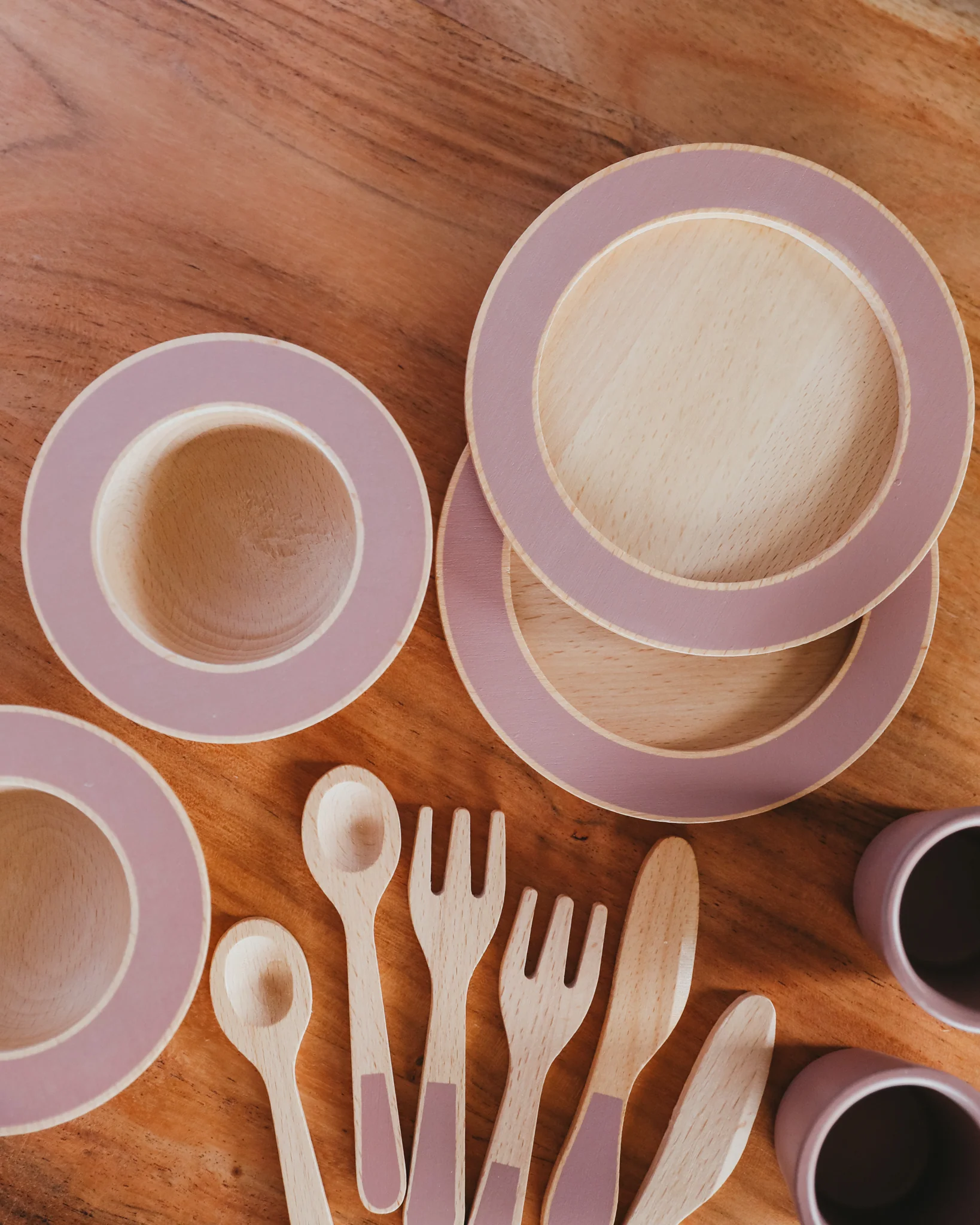 Wooden Dinnerware Play Set - Image 5
