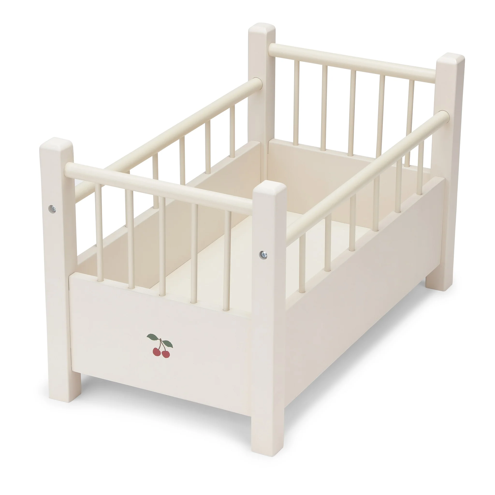 Wooden Doll Bed - Off White - Image 8