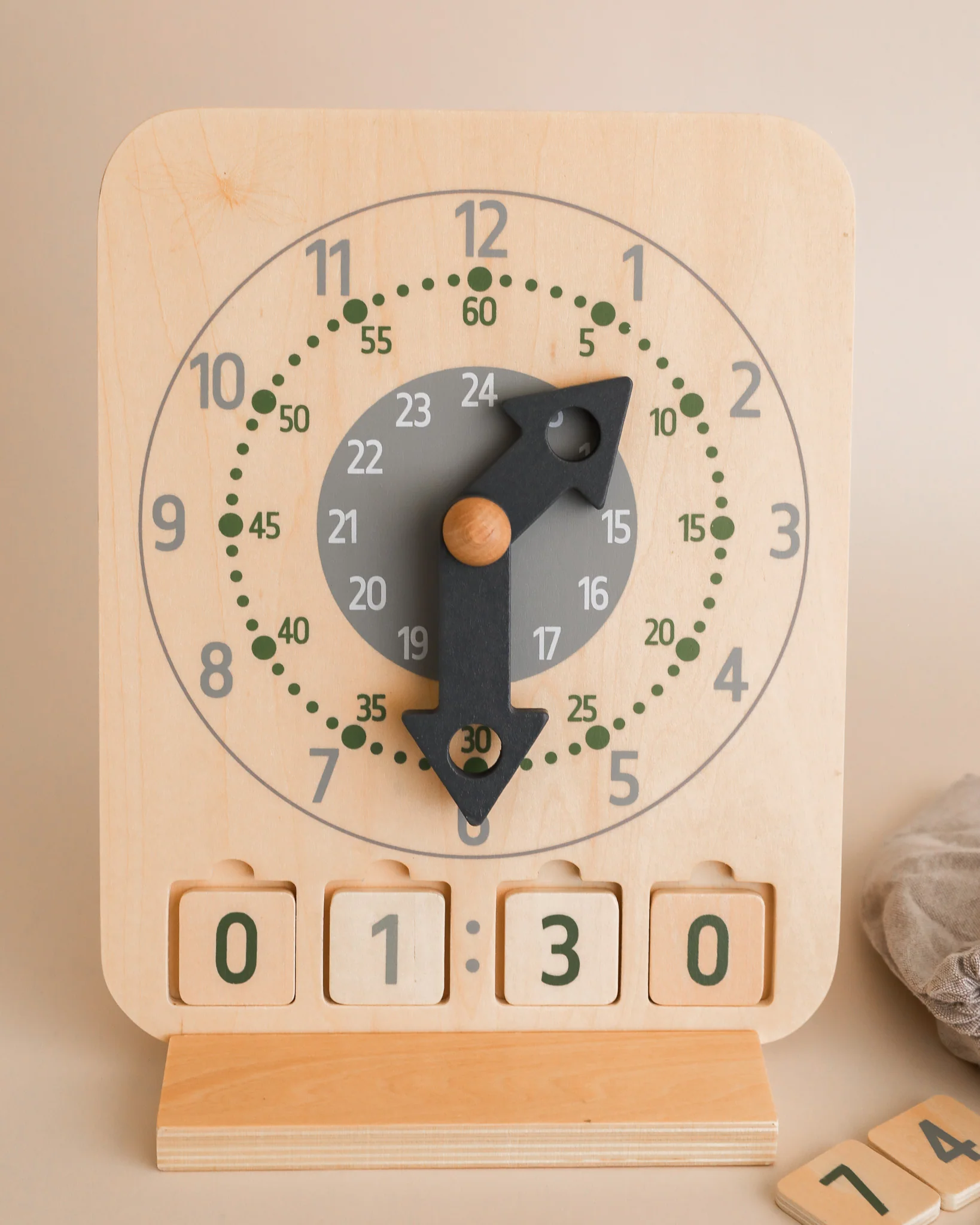Wooden Educational Clock - Image 2