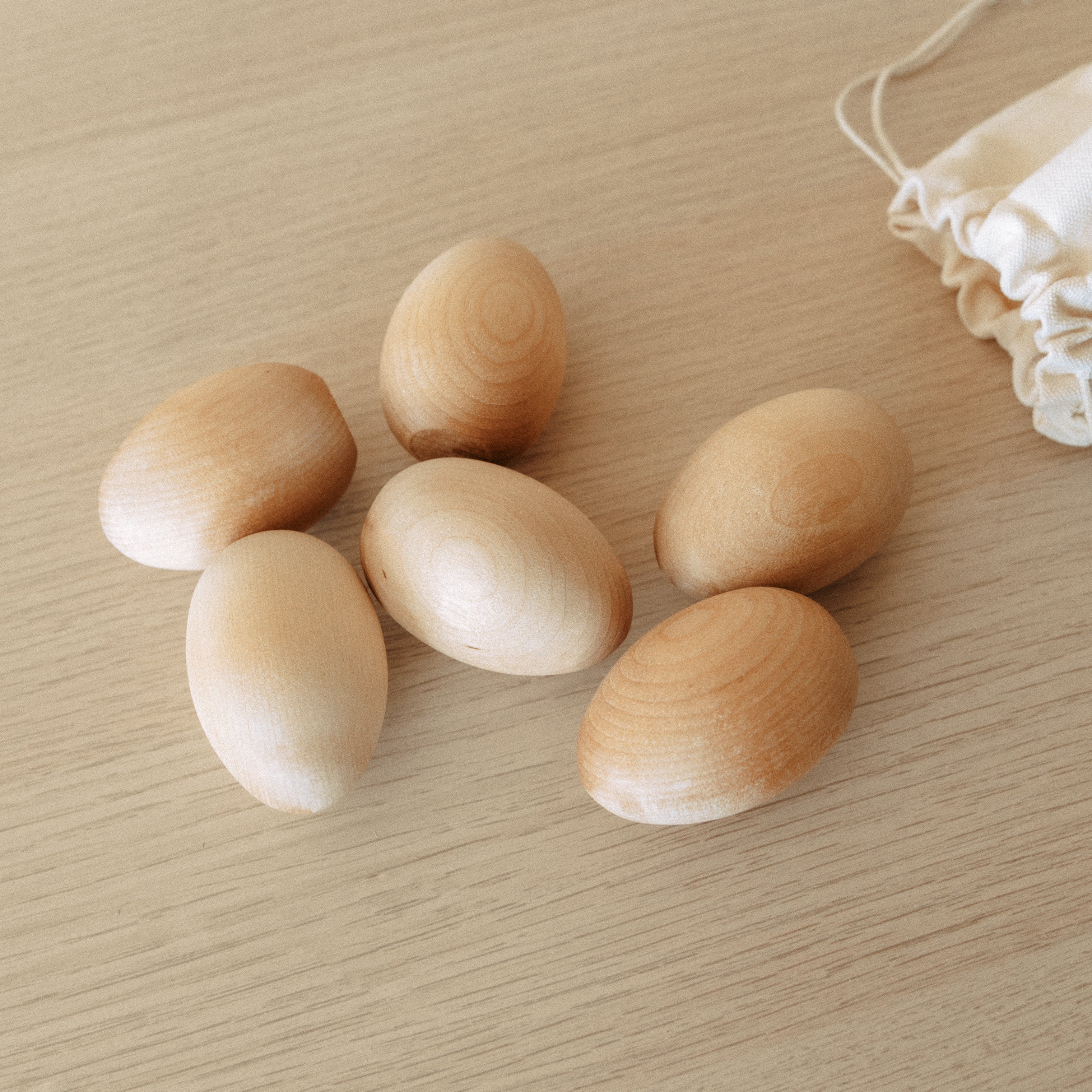 Wooden Eggs (Set of 6) - Image 2