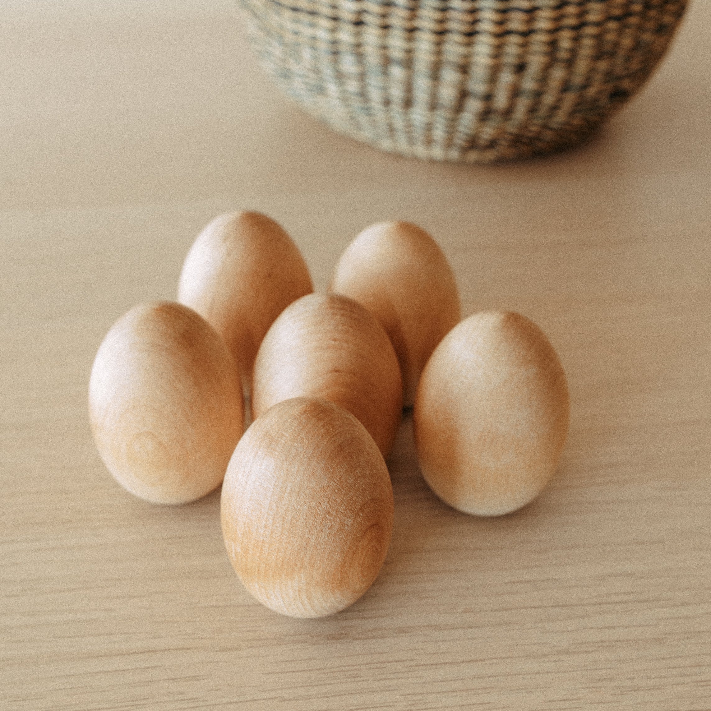 Wooden Eggs (Set of 6) - Image 3