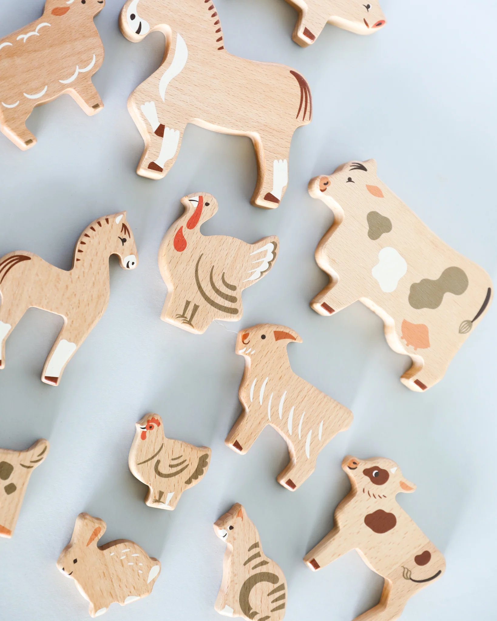 Wooden Farm Animals - Set of 14 - Image 11