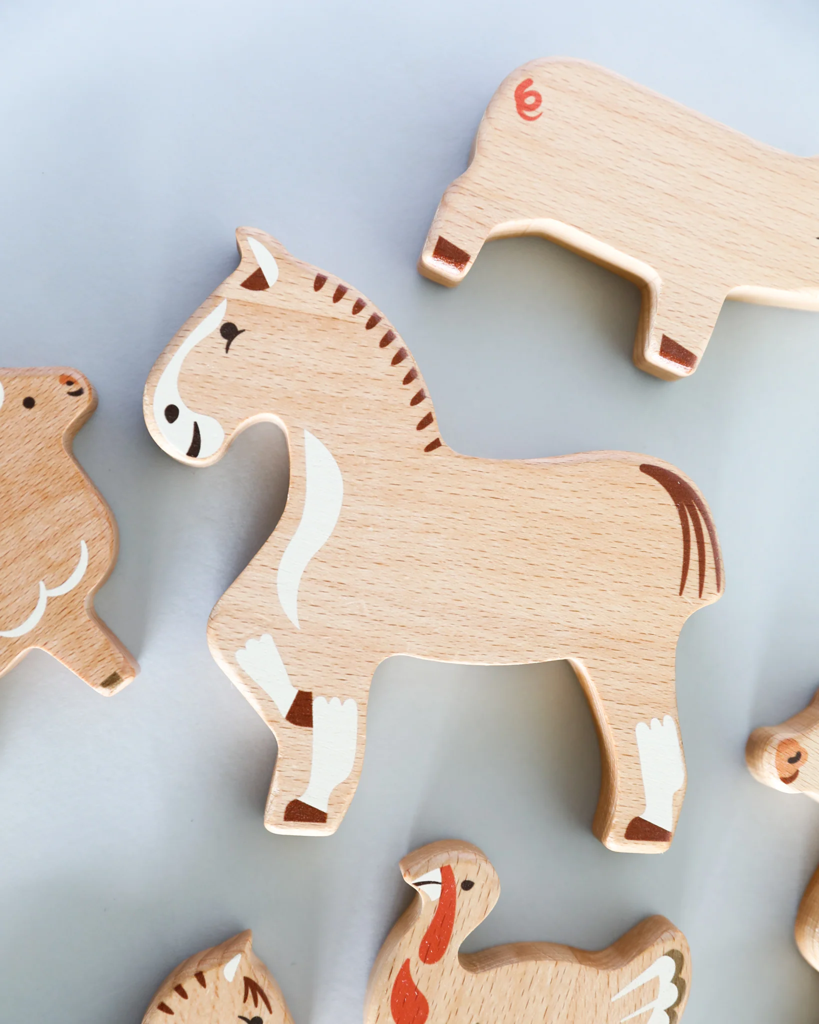 Wooden Farm Animals - Set of 14 - Image 4