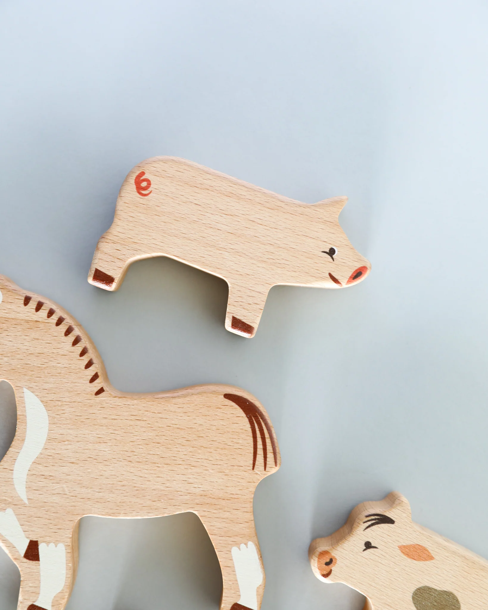 Wooden Farm Animals - Set of 14 - Image 5