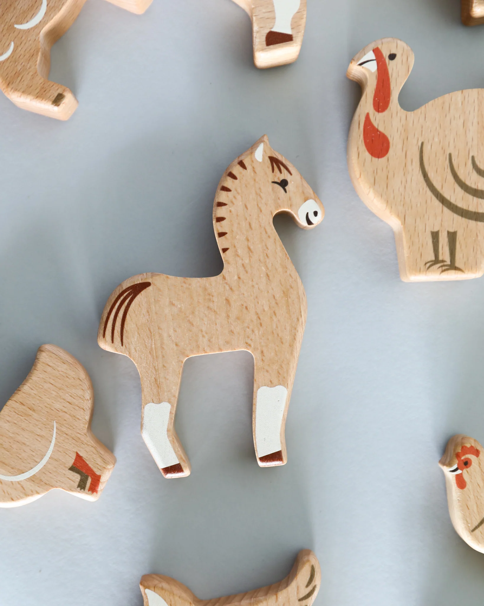 Wooden Farm Animals - Set of 14 - Image 7