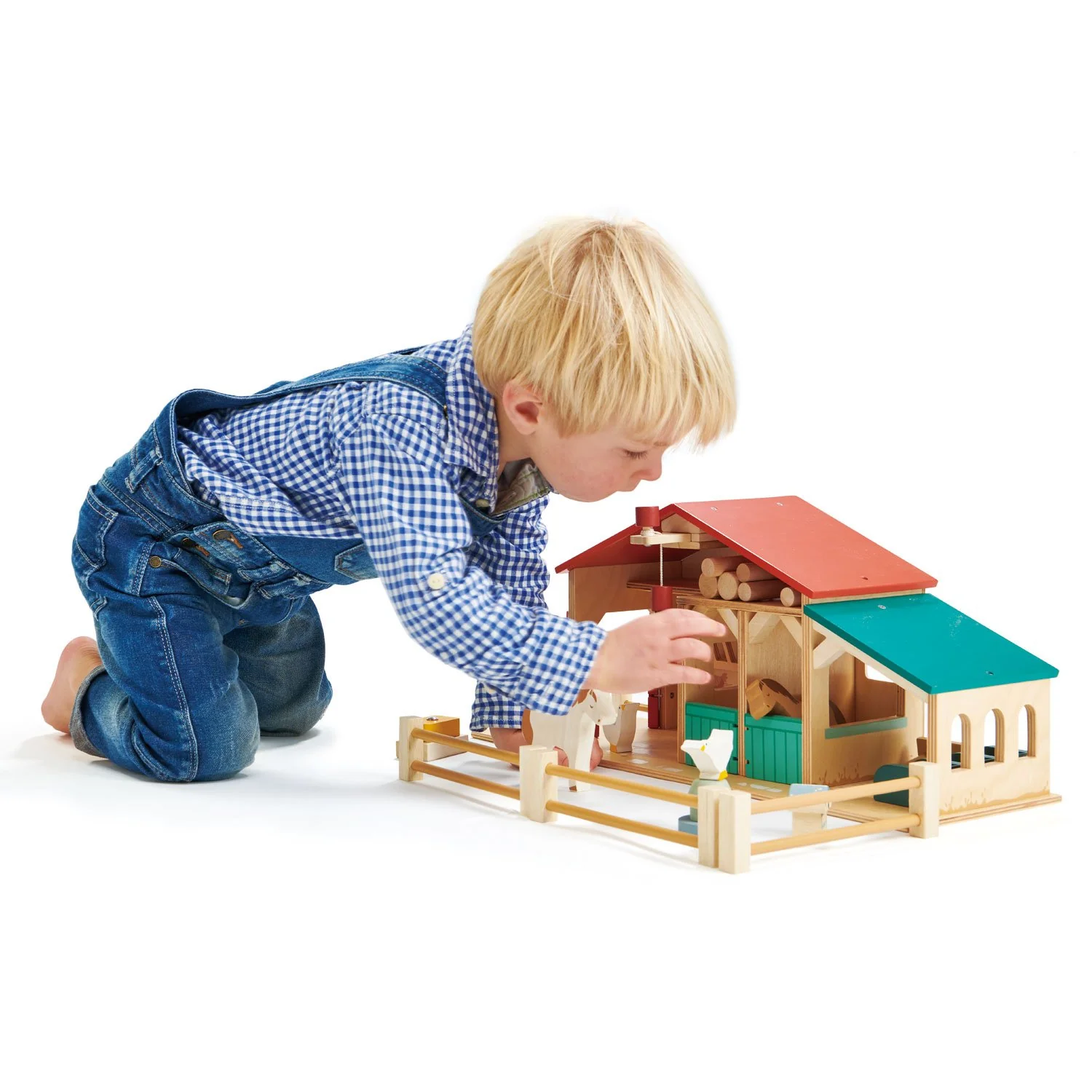 Tender Leaf Toys | Wooden Farm Play Set - Image 7