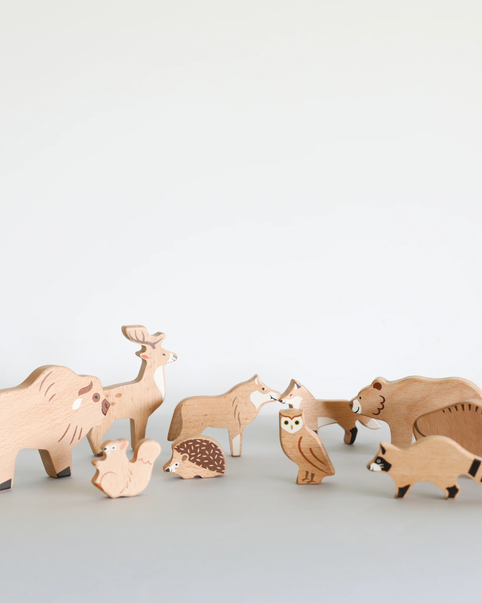 Wooden Forest Animals - Set of 10 - Image 2