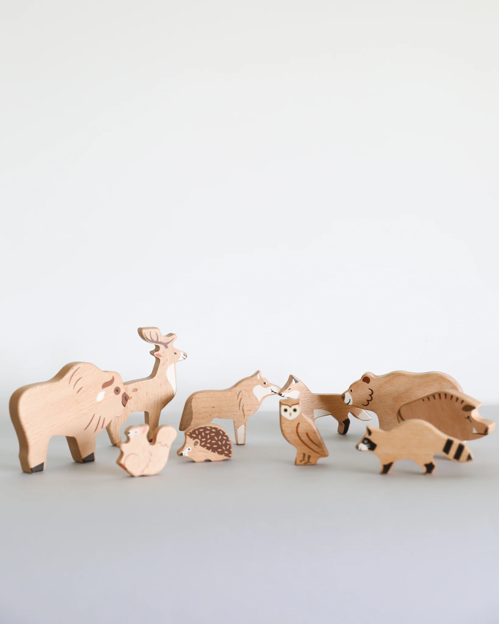 Wooden Forest Animals - Set of 10 - Image 3