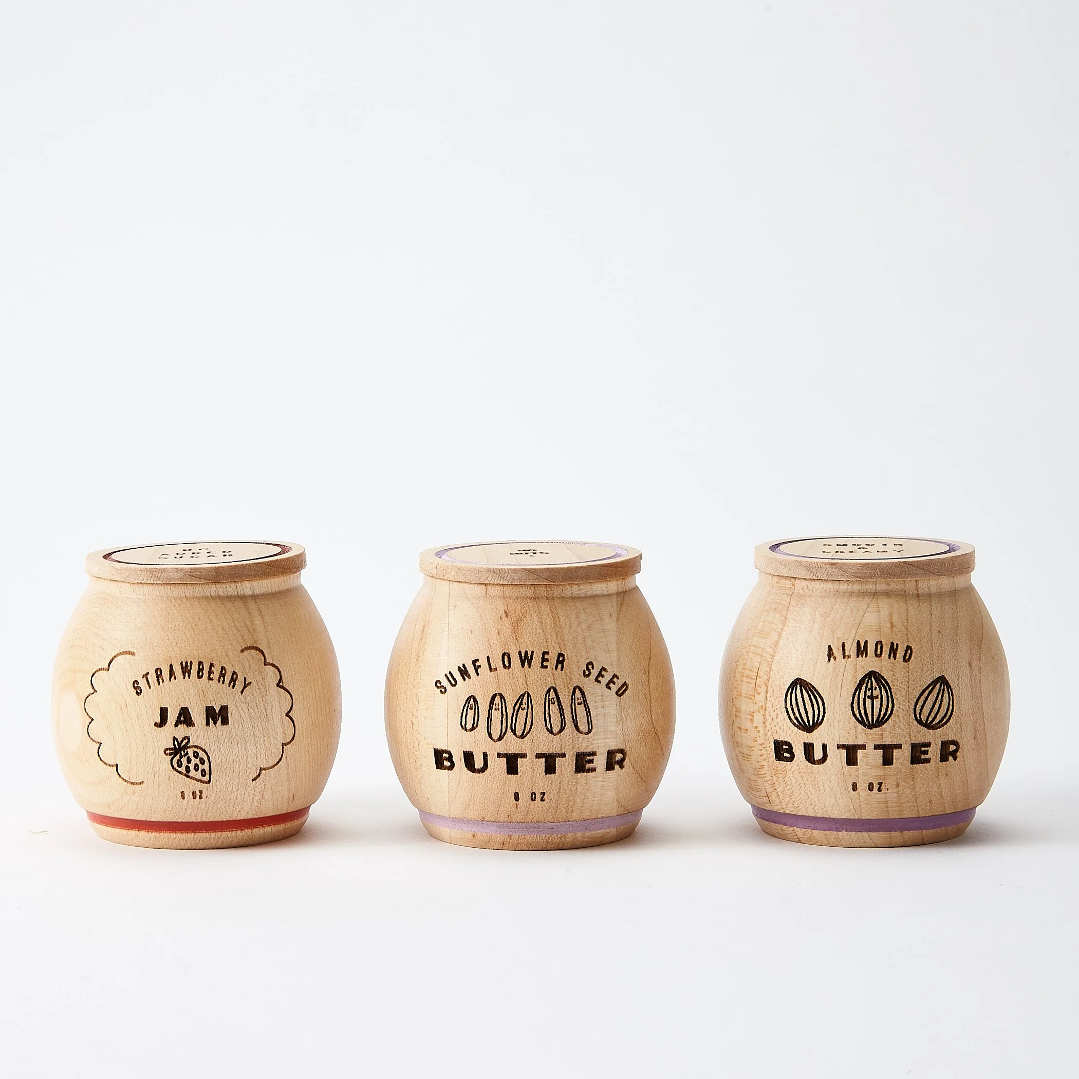 Wooden Jam & Nut Butter Play Food Set - Image 2