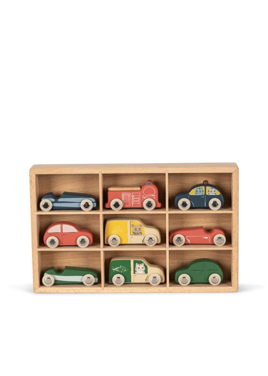 Konges Sloejd | Wooden Mini Car Play Set - Image 2