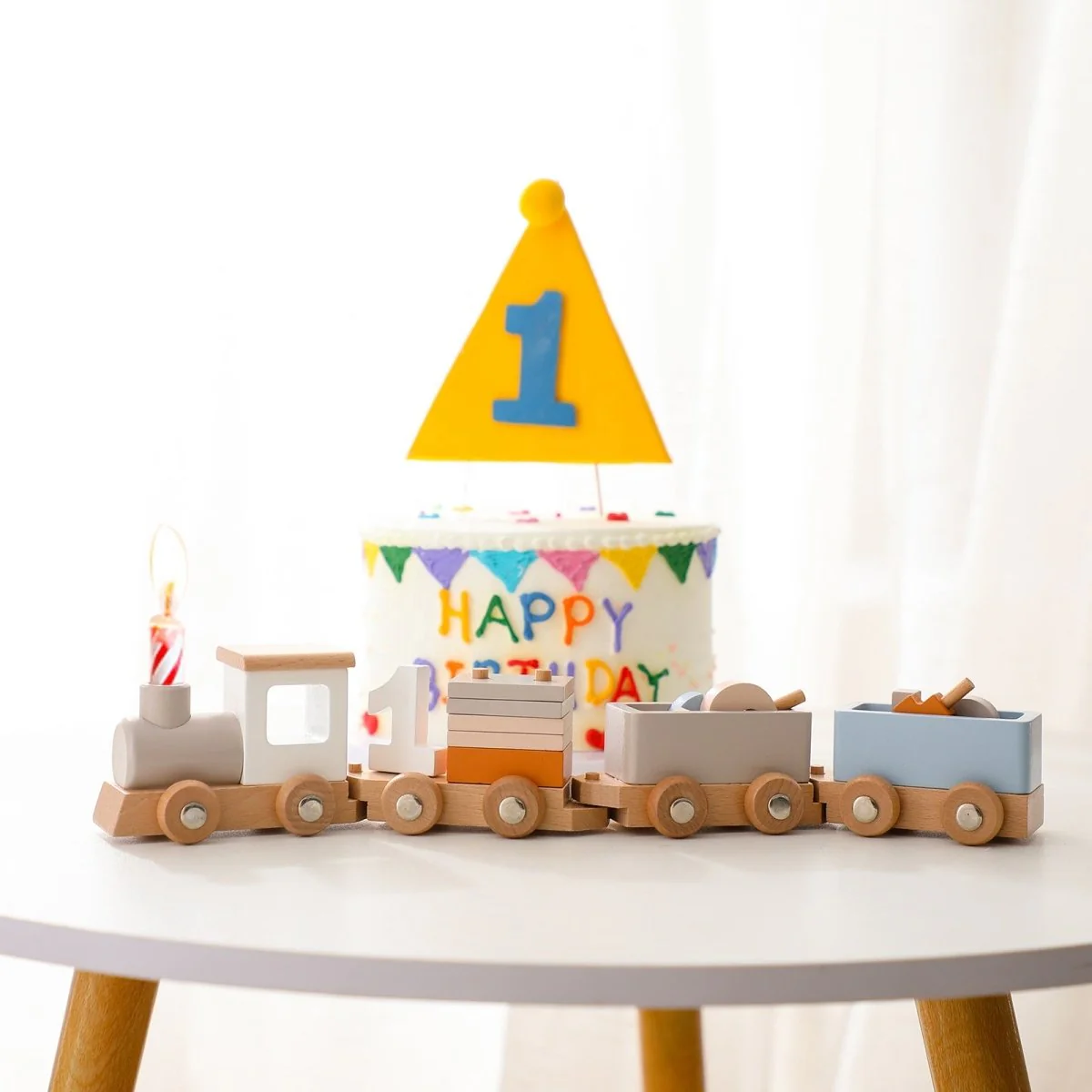 Wooden Montessori Train Set: Developmental Play Vehicle for Growing Minds - Image 4