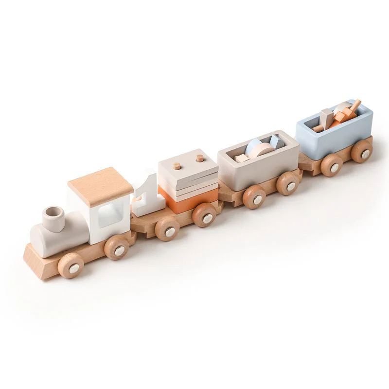 Wooden Montessori Train Set: Developmental Play Vehicle for Growing Minds - Image 6