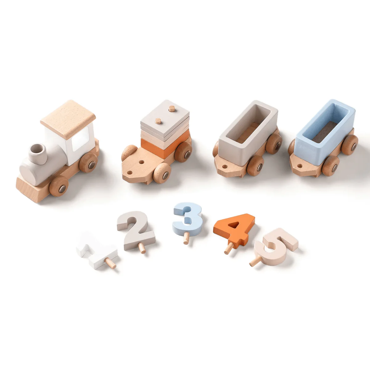 Wooden Montessori Train Set: Developmental Play Vehicle for Growing Minds - Image 7