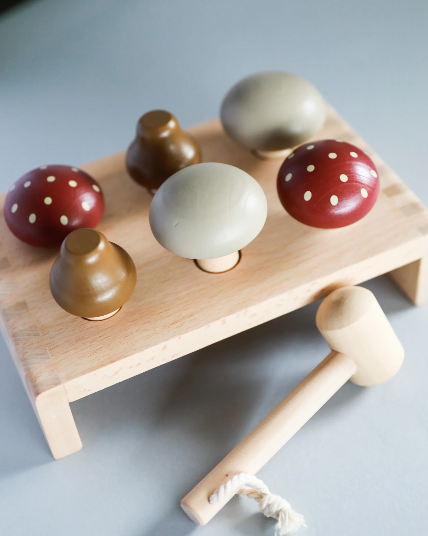 Konges Sloejd | Wooden Mushroom Hammer Board - Image 3