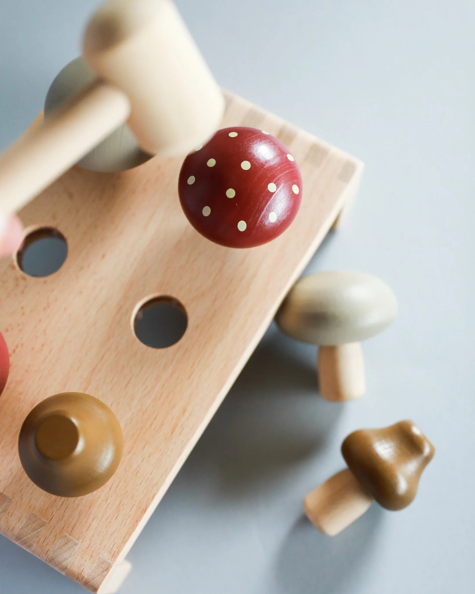 Konges Sloejd | Wooden Mushroom Hammer Board - Image 4