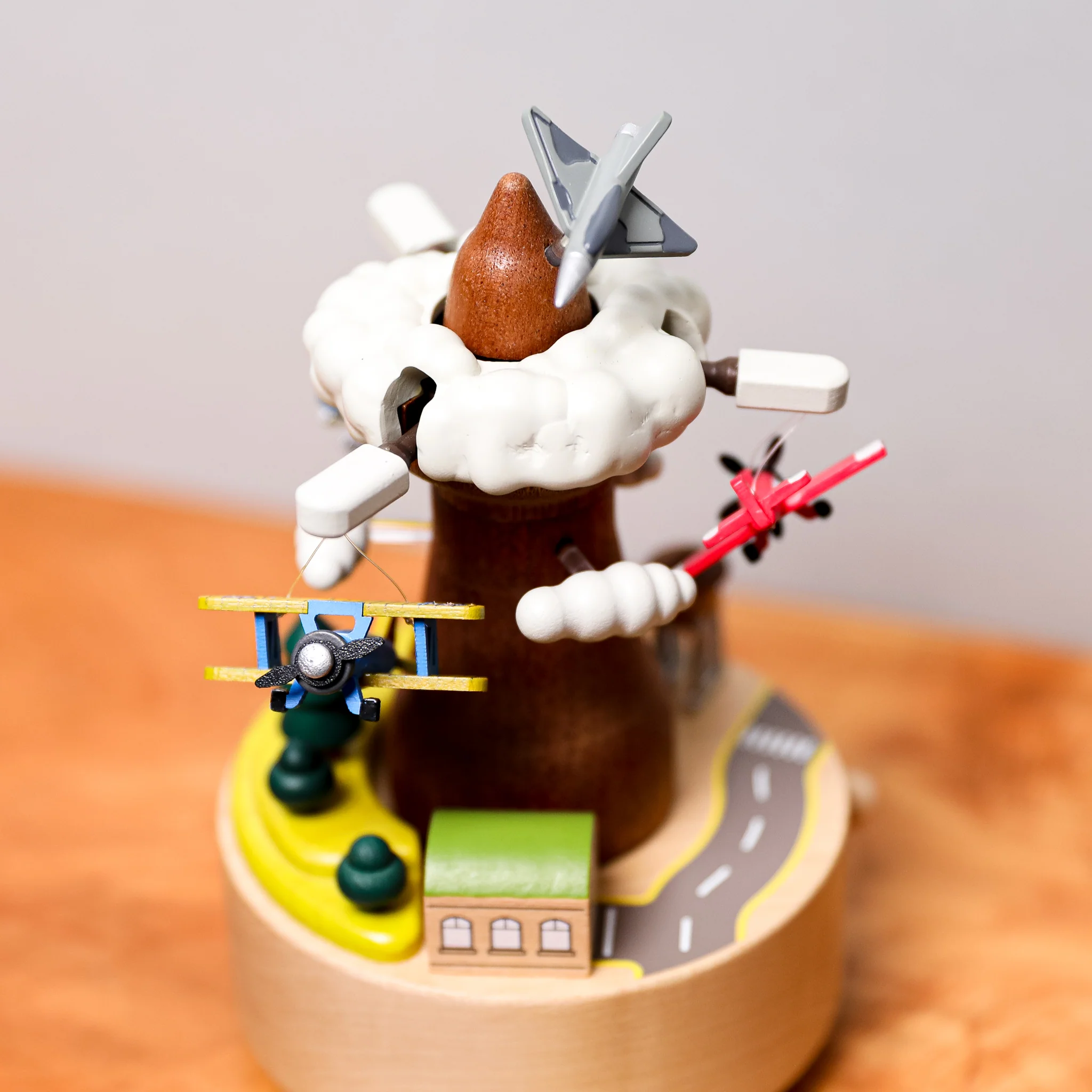 Wooden Music Box - Airplane - Image 2