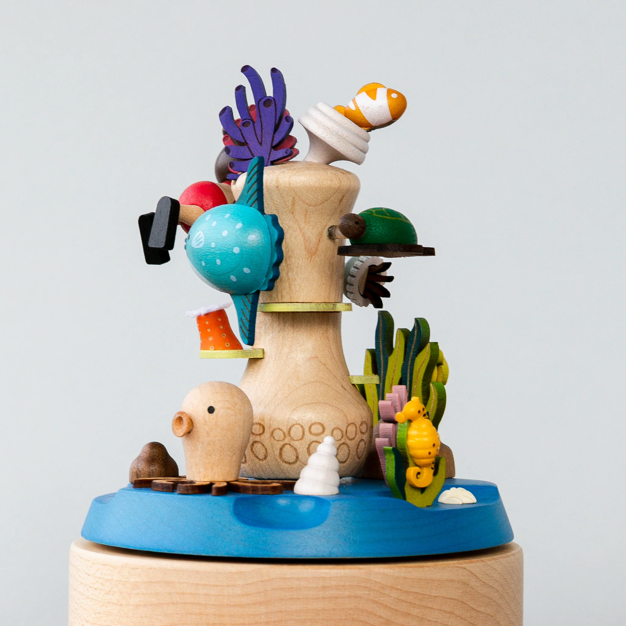Wooden Music Box - Coral Reef - Image 3