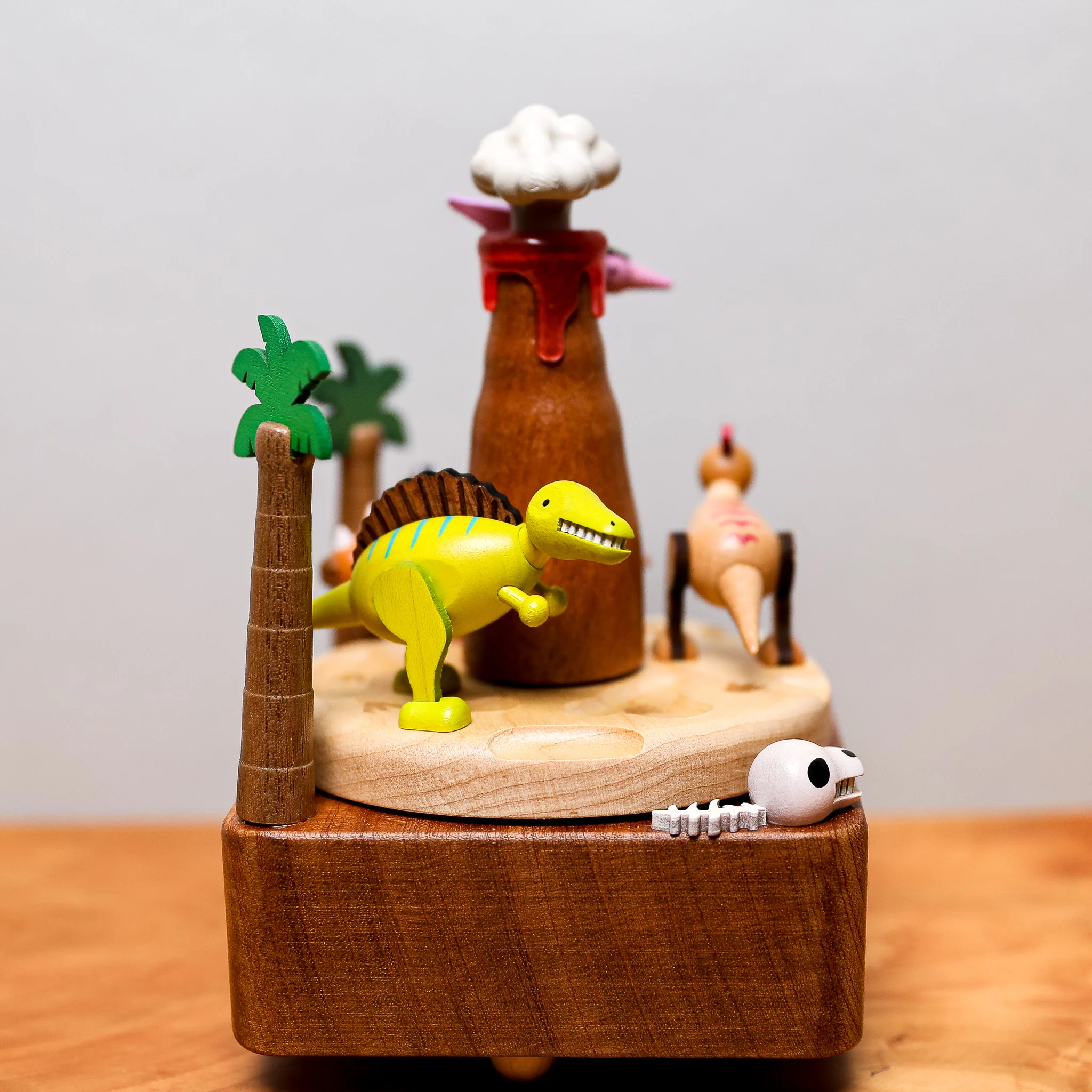 Wooden Music Box - Dinosaur Land - Image 3