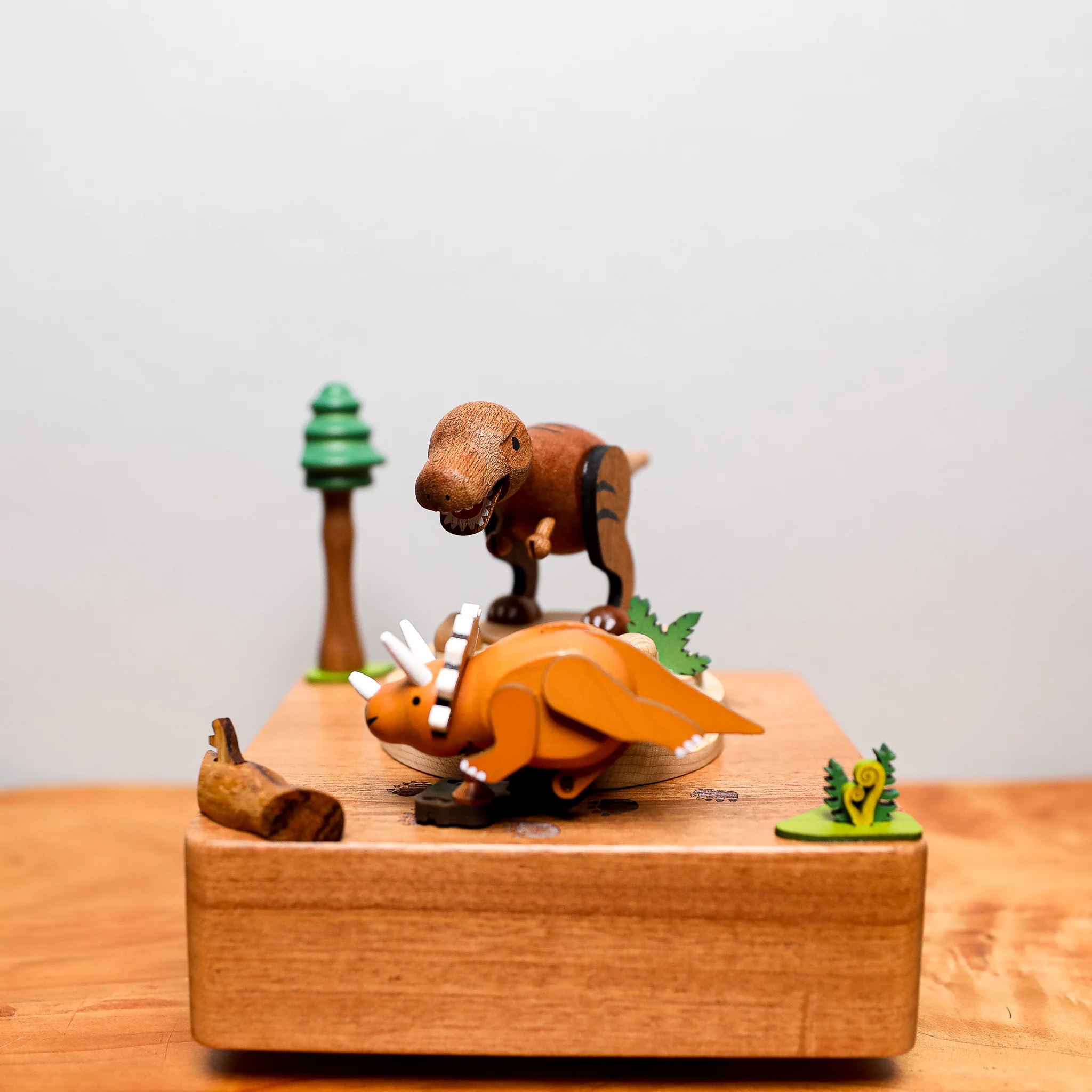 Wooden Music Box - Dinosaur T-Rex - Image 2