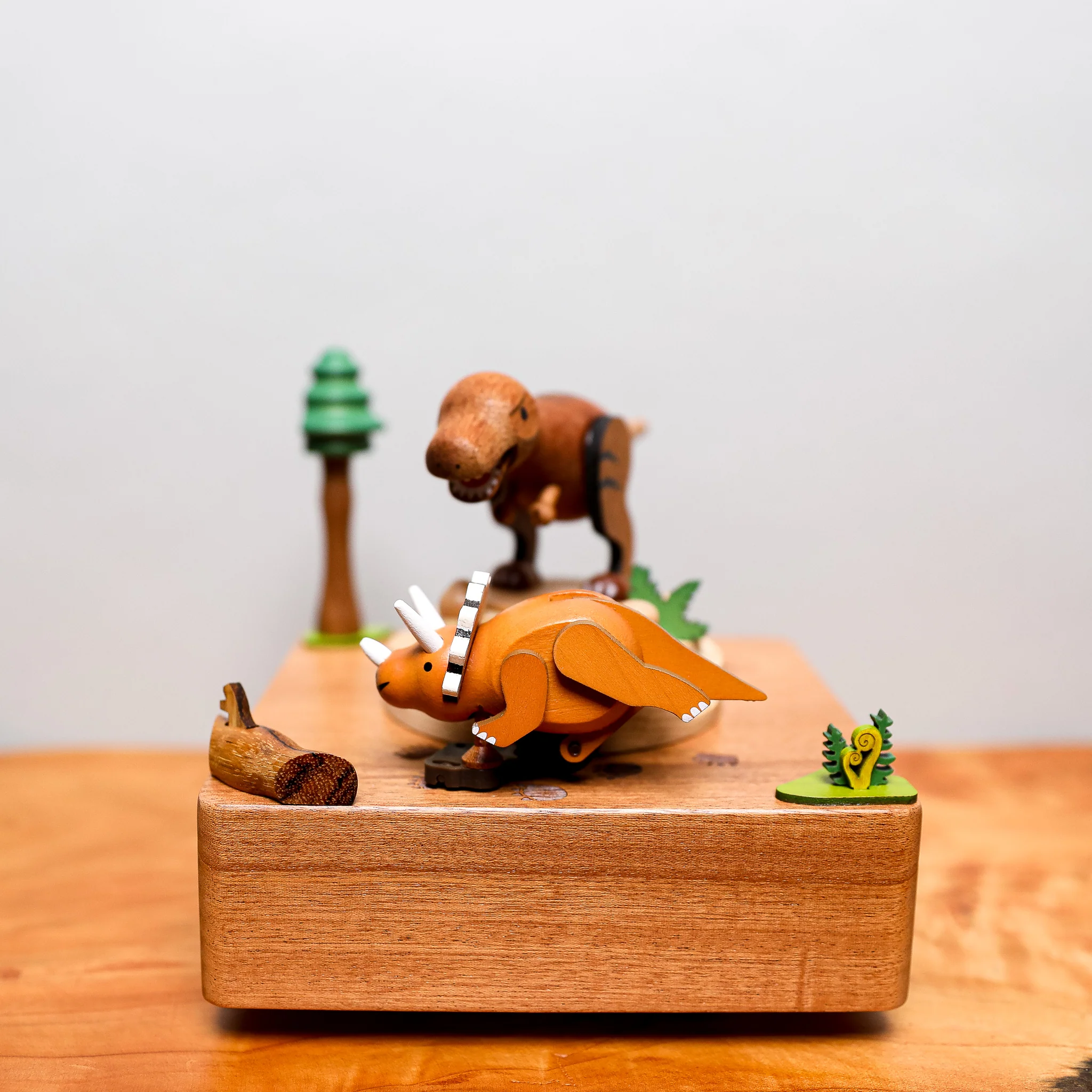 Wooden Music Box - Dinosaur T-Rex - Image 3