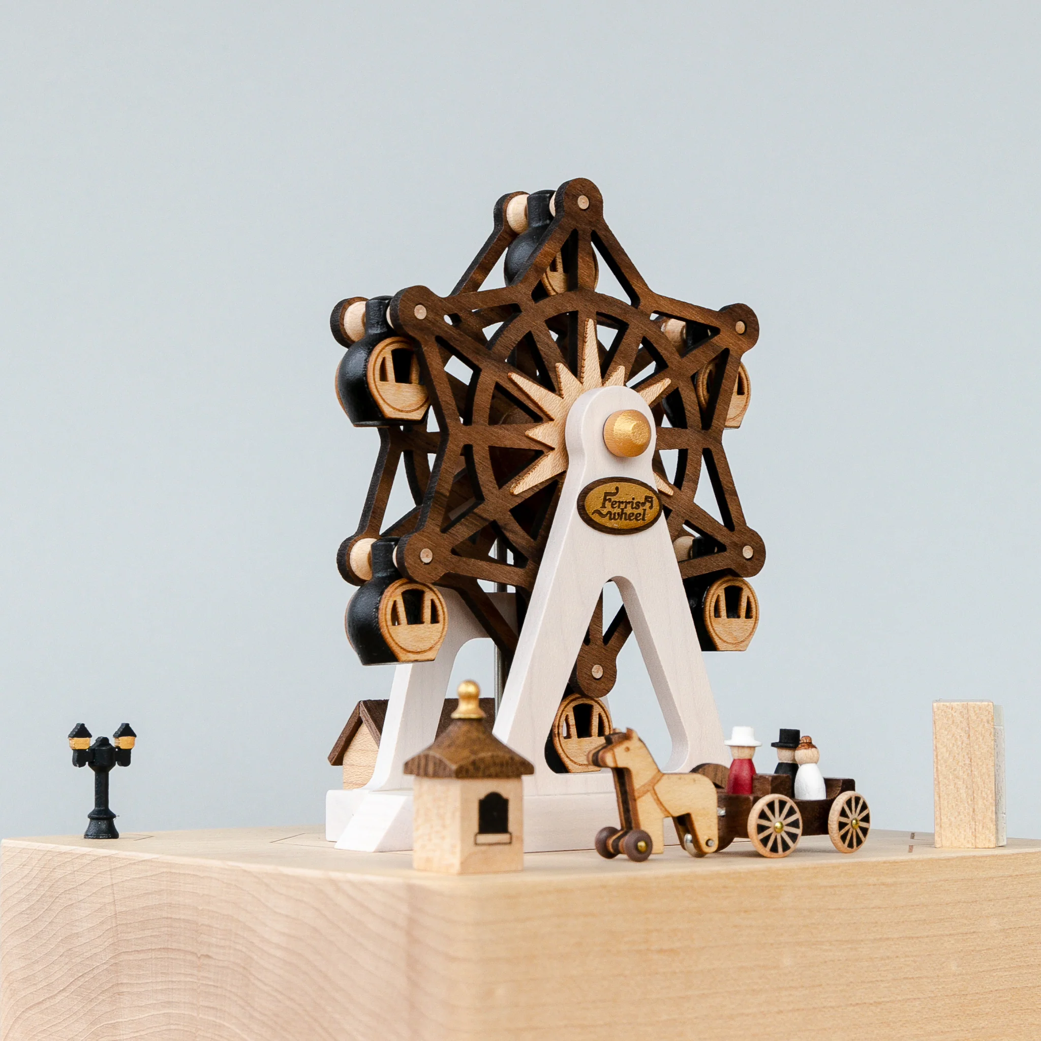 Wooden Music Box - Ferris Wheel - Image 3