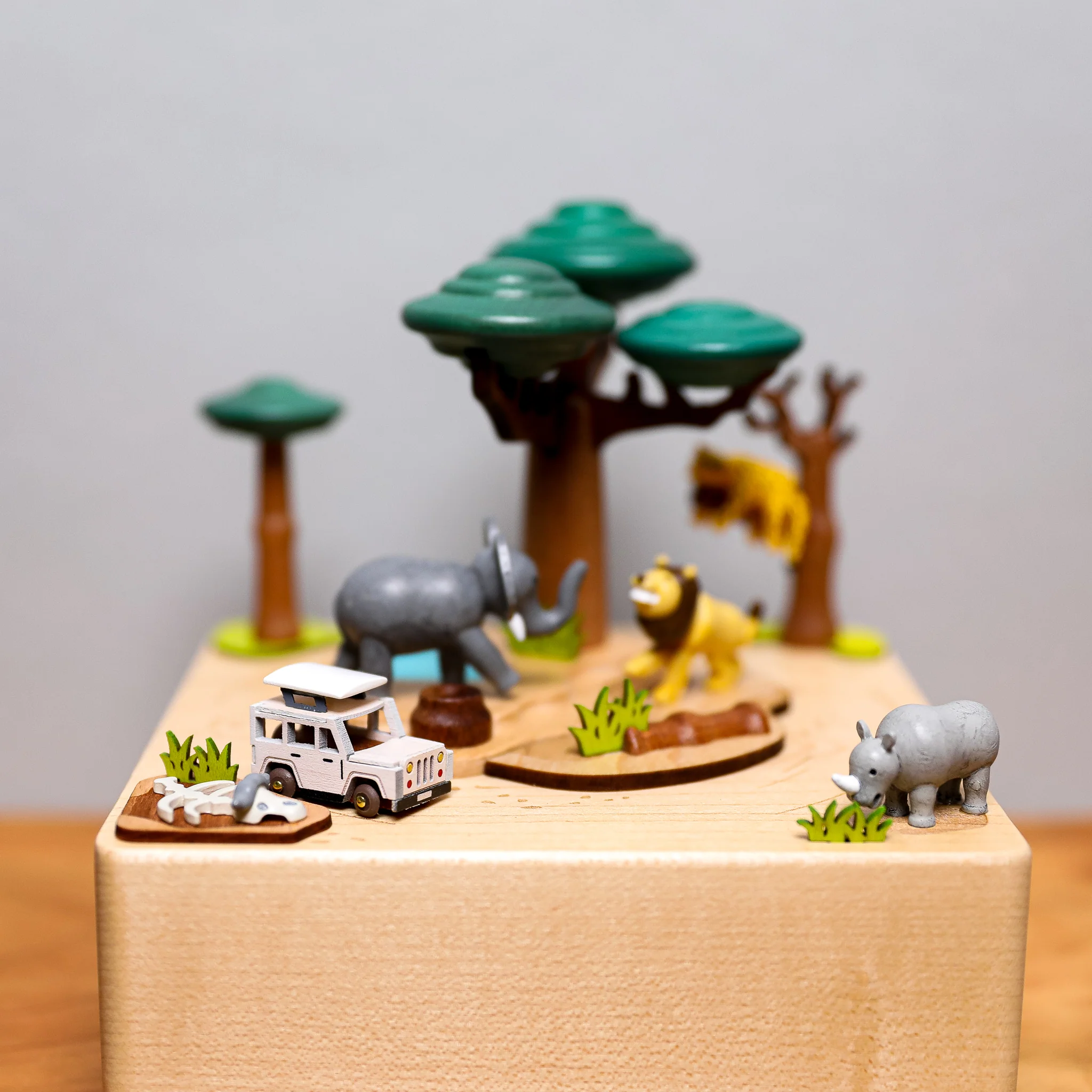 Wooden Music Box - Safari - Image 2