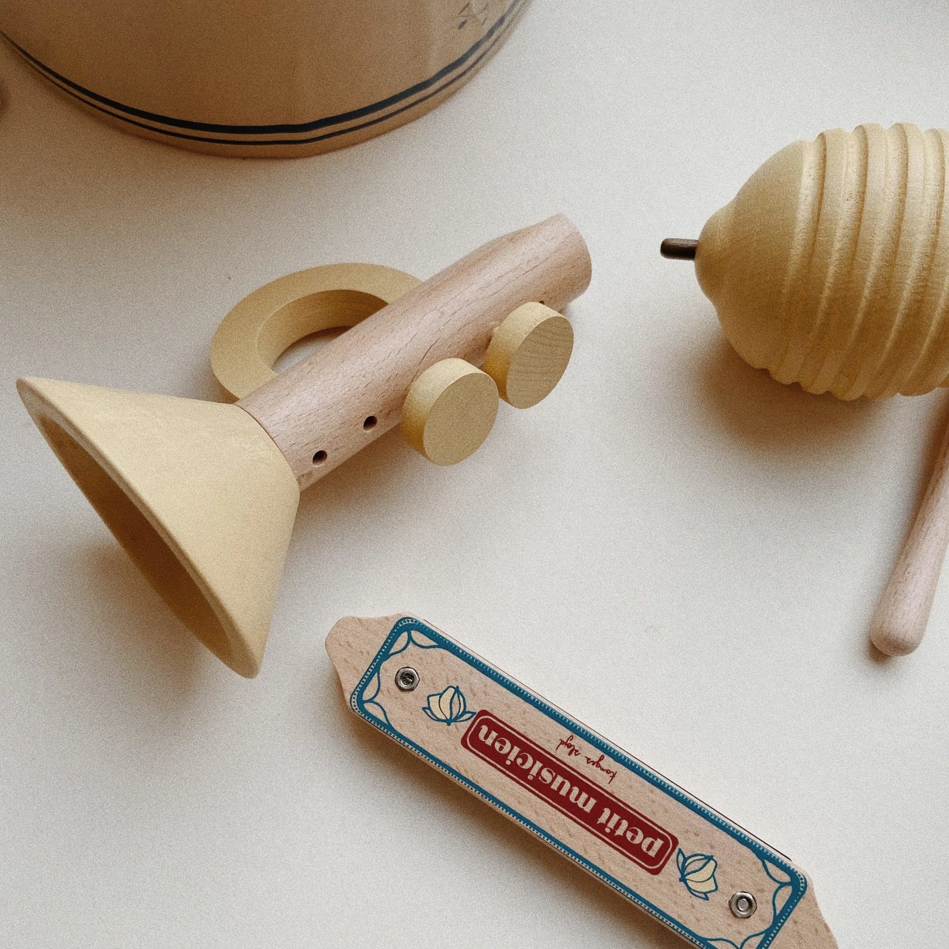Wooden Music Drum Set - Image 3