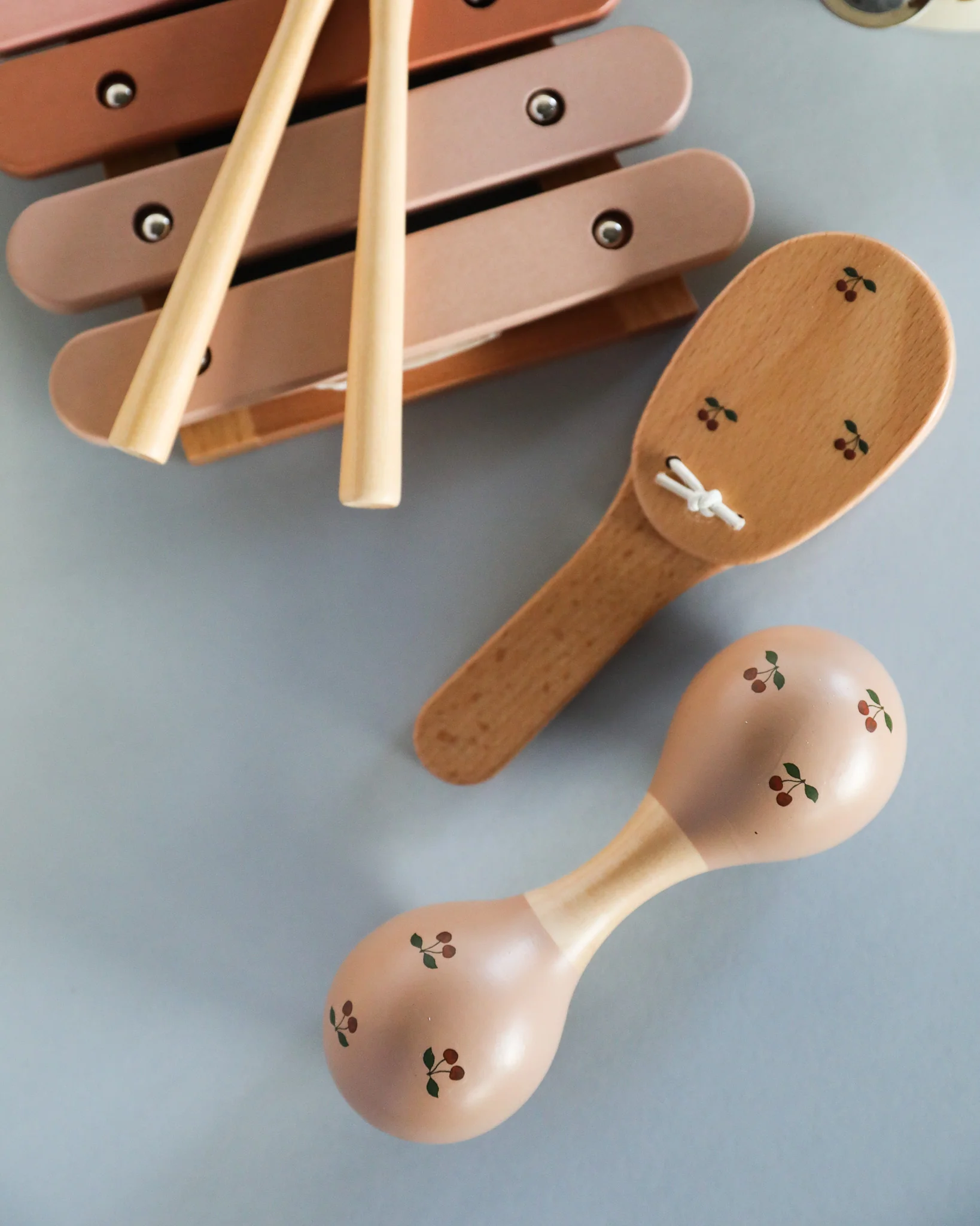 Wooden Music Play Set - Cherry - Image 2
