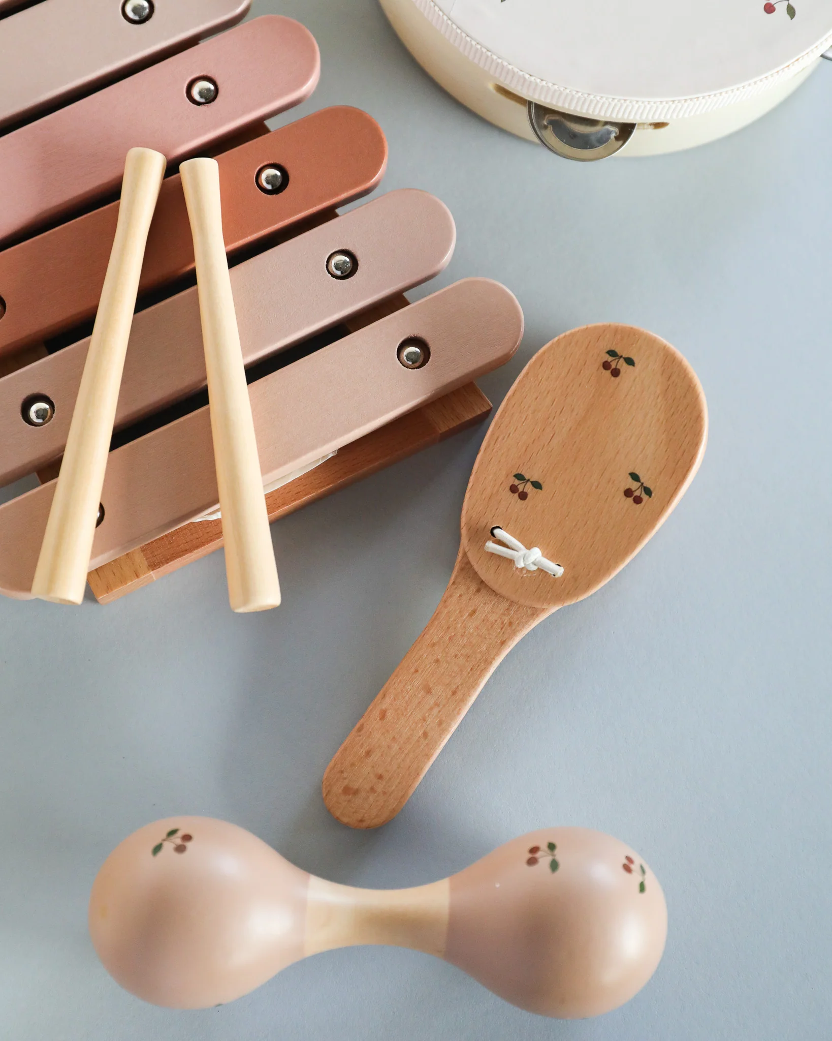 Wooden Music Play Set - Cherry - Image 4