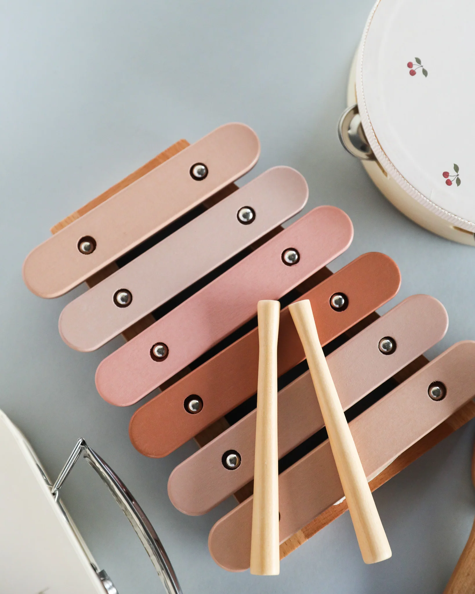 Wooden Music Play Set - Cherry - Image 5