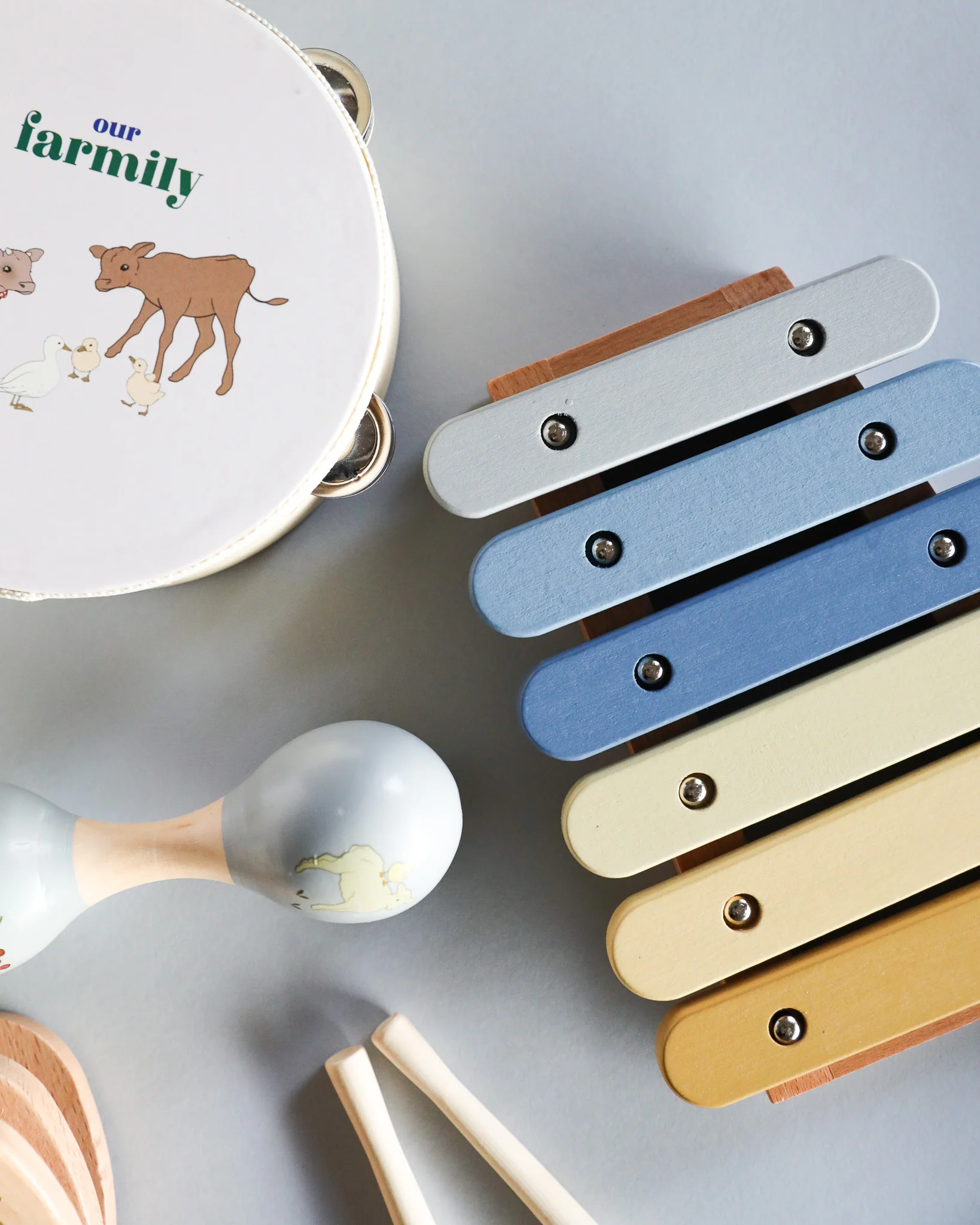 Wooden Music Play Set - Farm Animals - Image 4