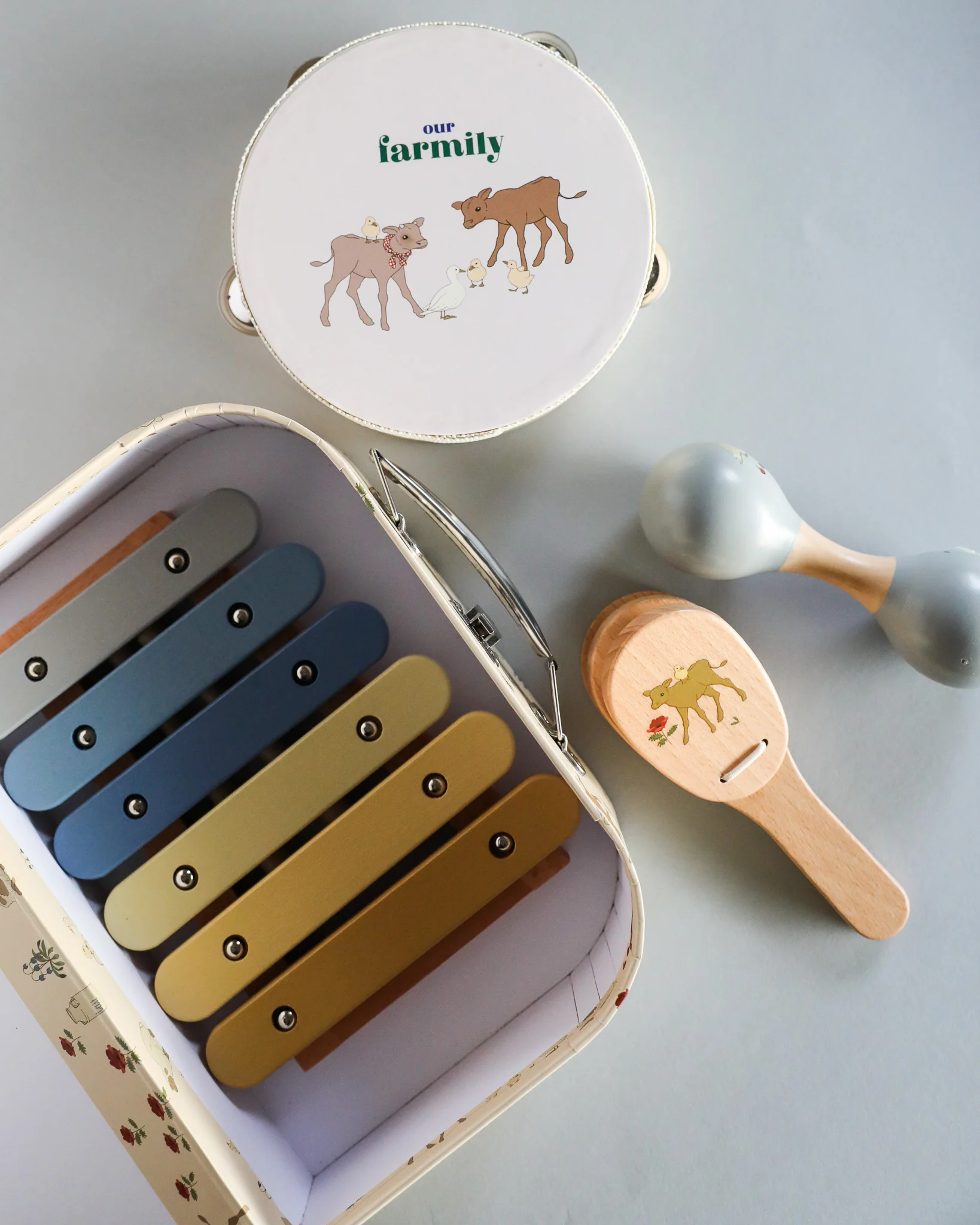 Wooden Music Play Set - Farm Animals - Image 6