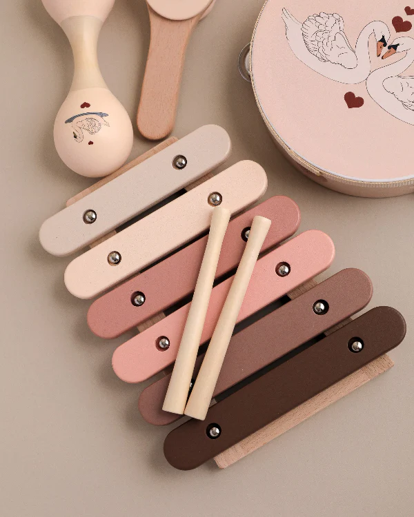 Wooden Music Play Set - Swan - Image 4