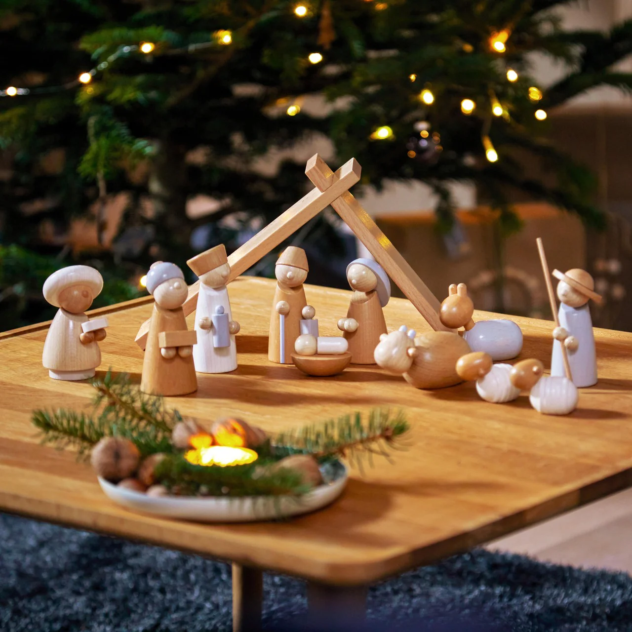 Wooden Nativity Scene - Image 2