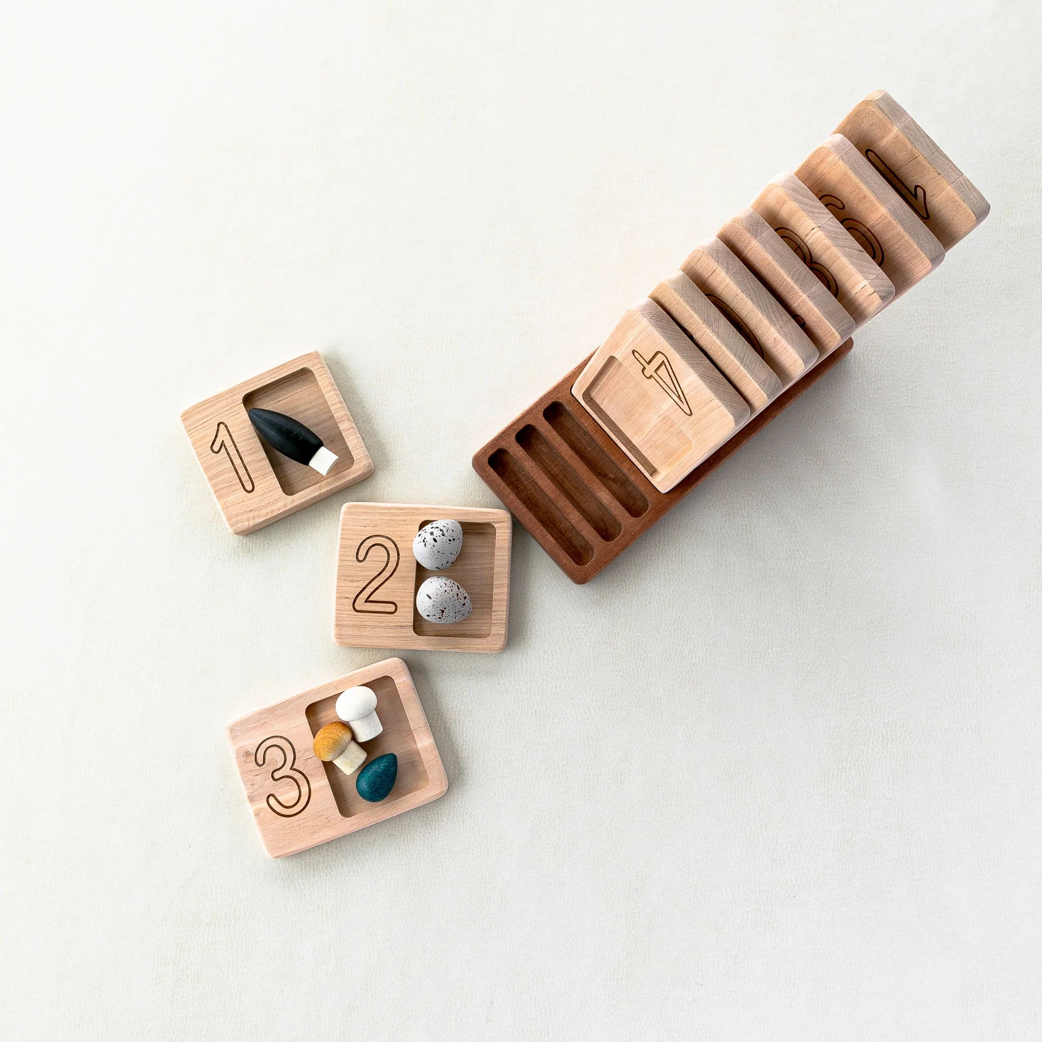 Wooden Number Counting Trays - Image 2