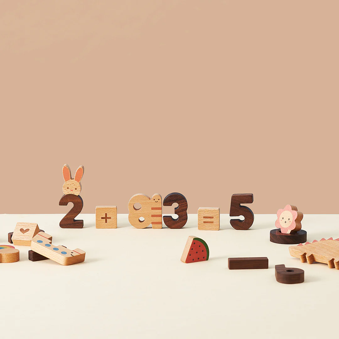 Wooden Numbers Play Blocks - Image 4