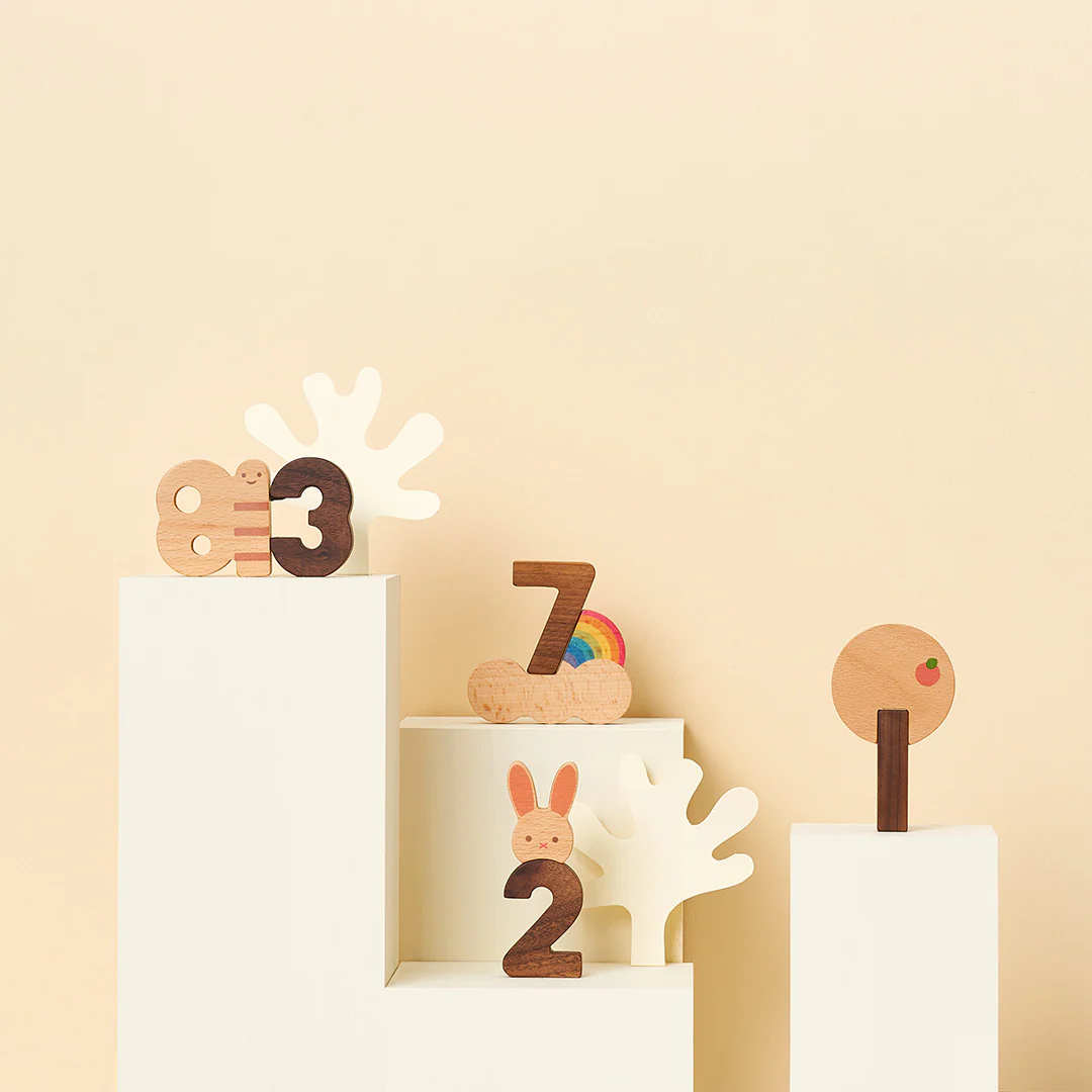 Wooden Numbers Play Blocks - Image 5