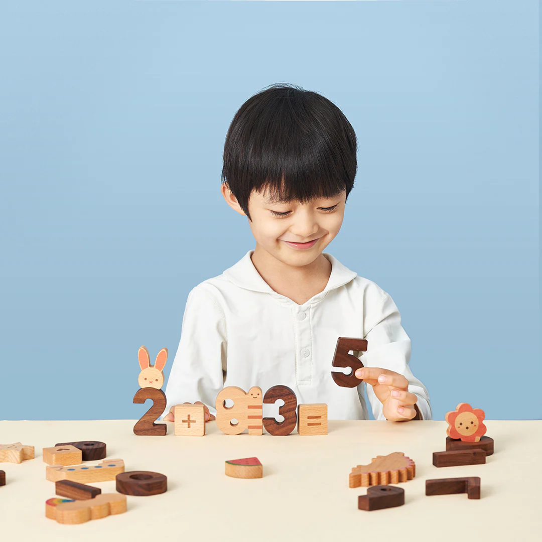 Wooden Numbers Play Blocks - Image 6